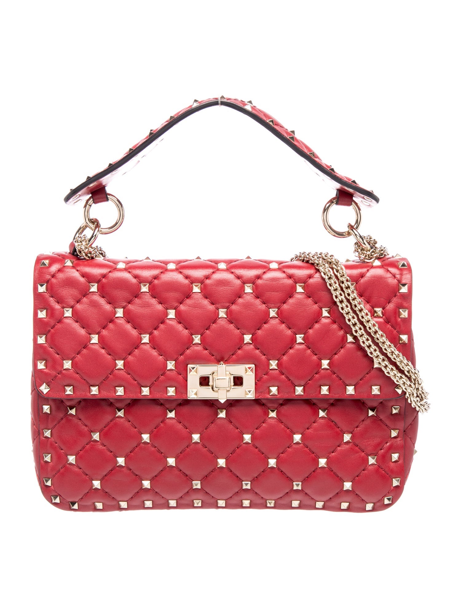 Rockstud Spike Flap Bag Medium