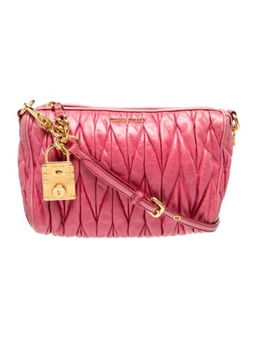 Miu Miu Leather Shoulder Bag