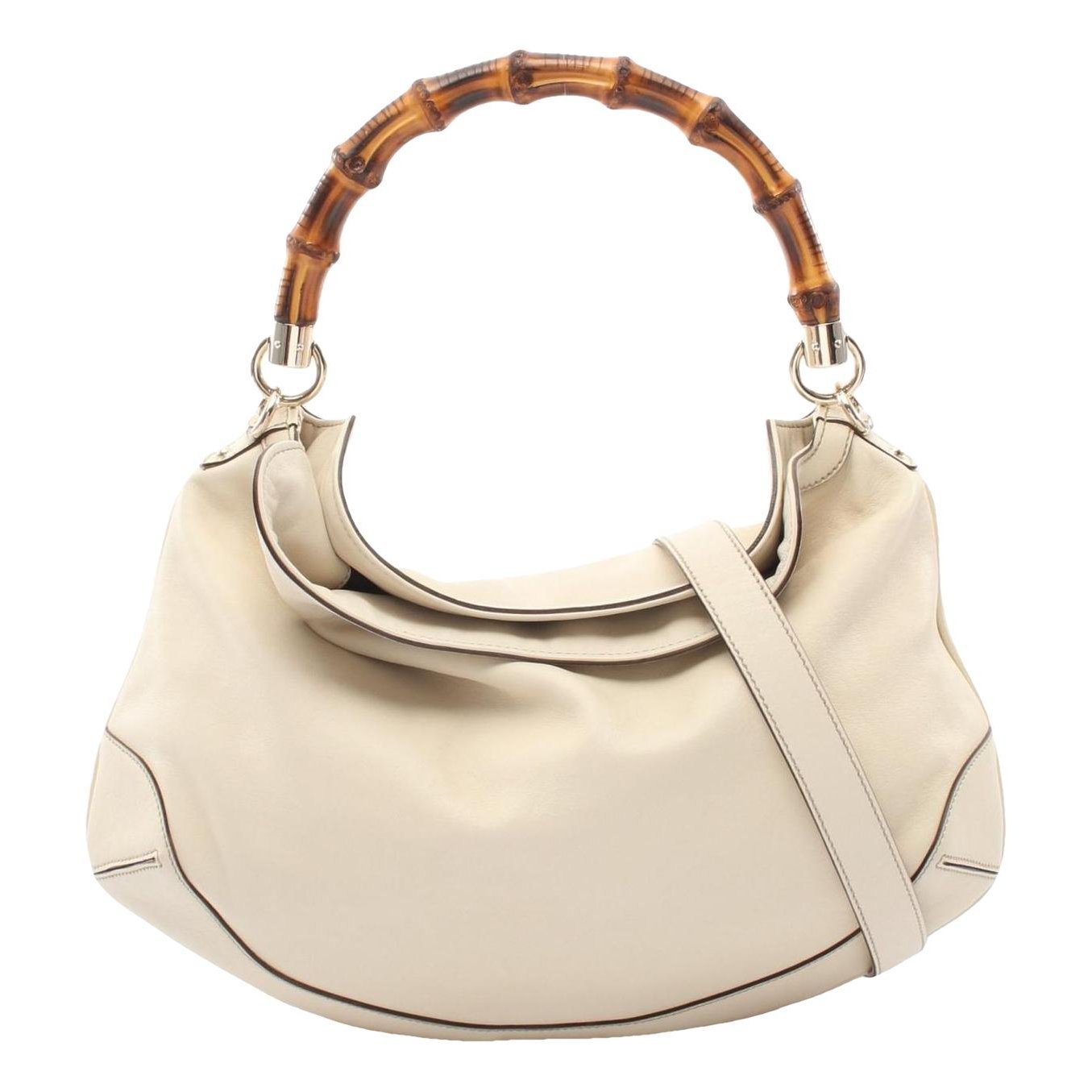 Bamboo leather handbag