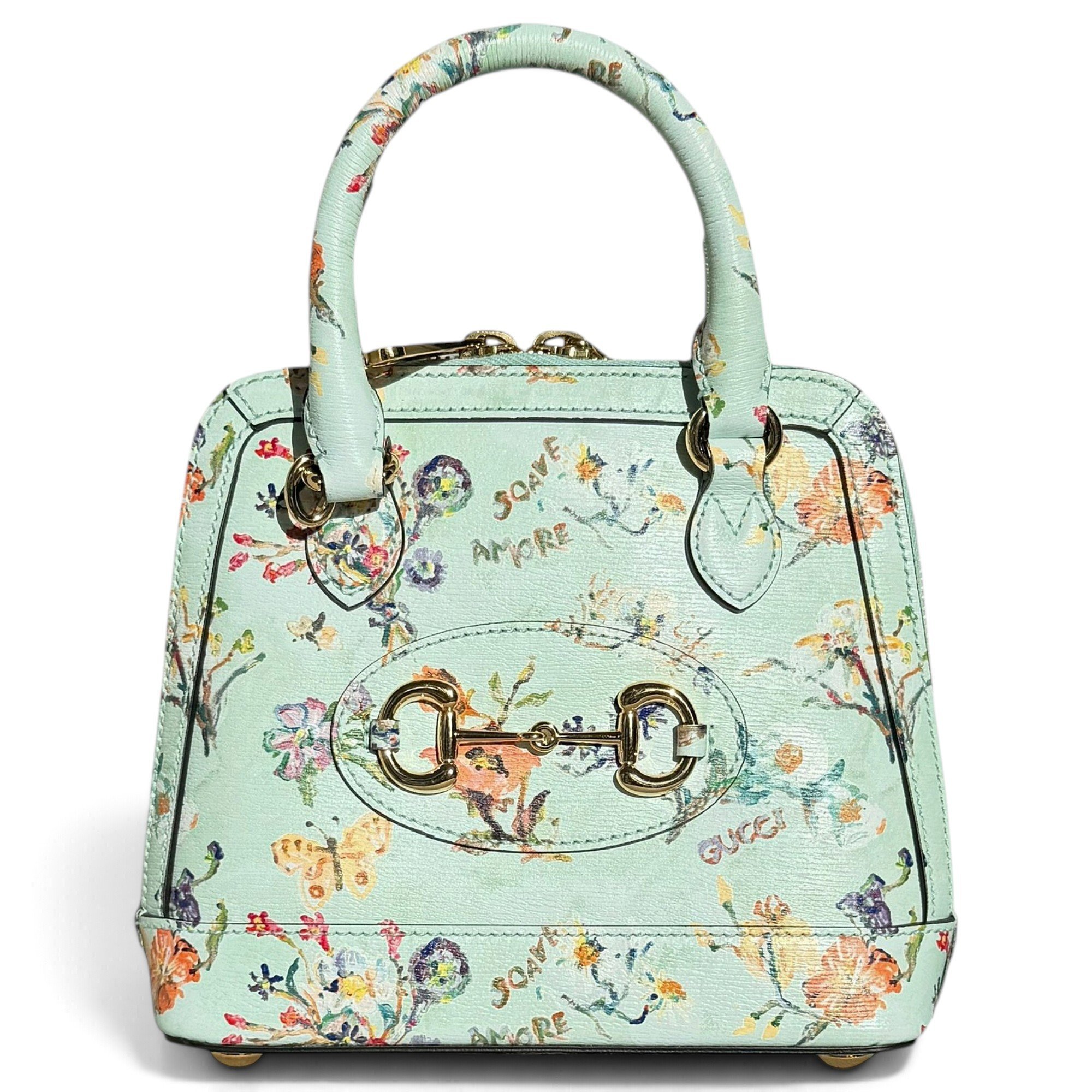 Handle Horsebit 1955 leather handbag