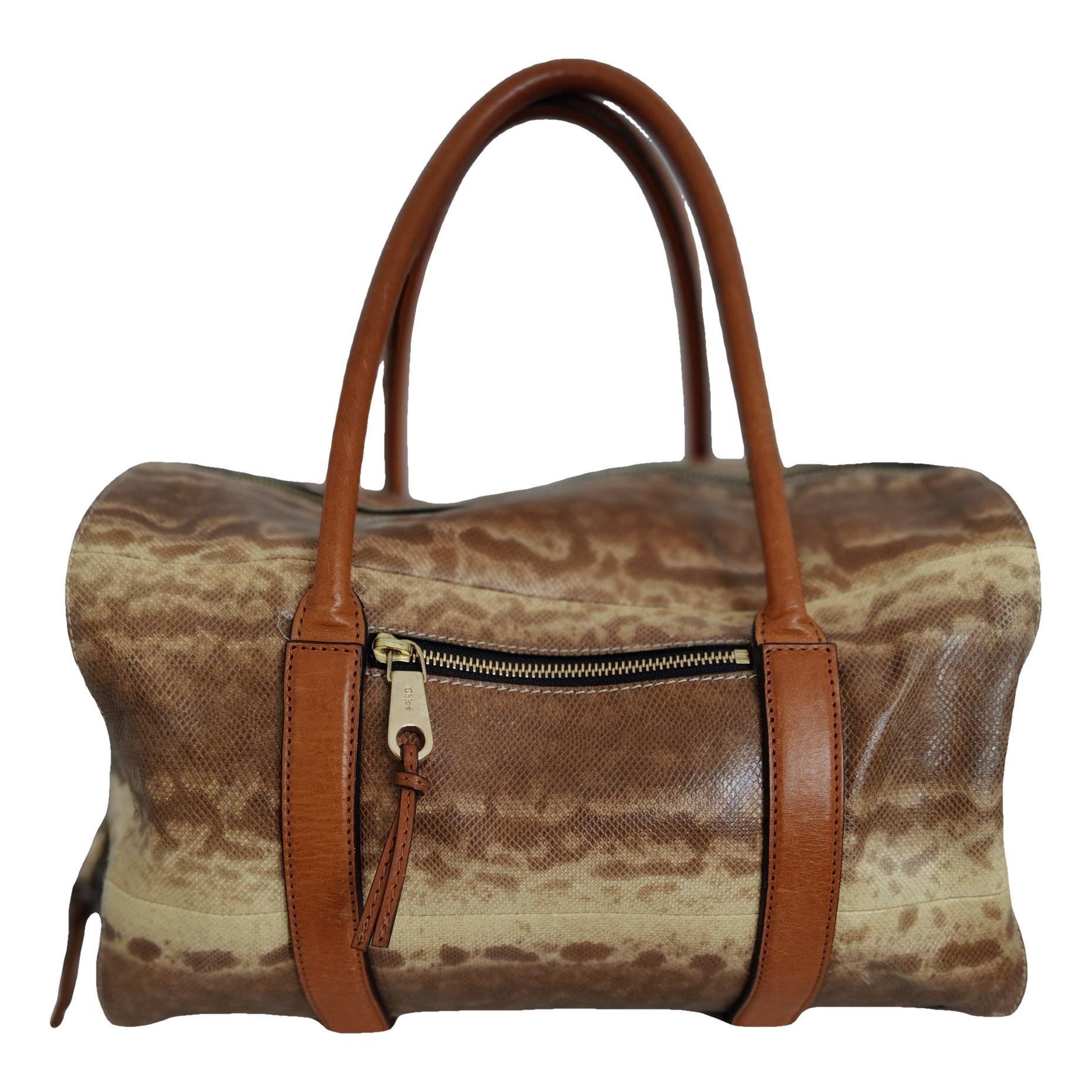 Leather handbag