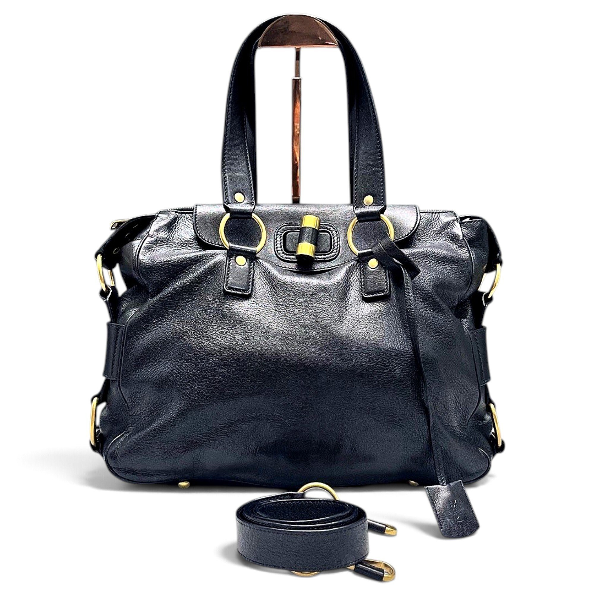 Leather handbag