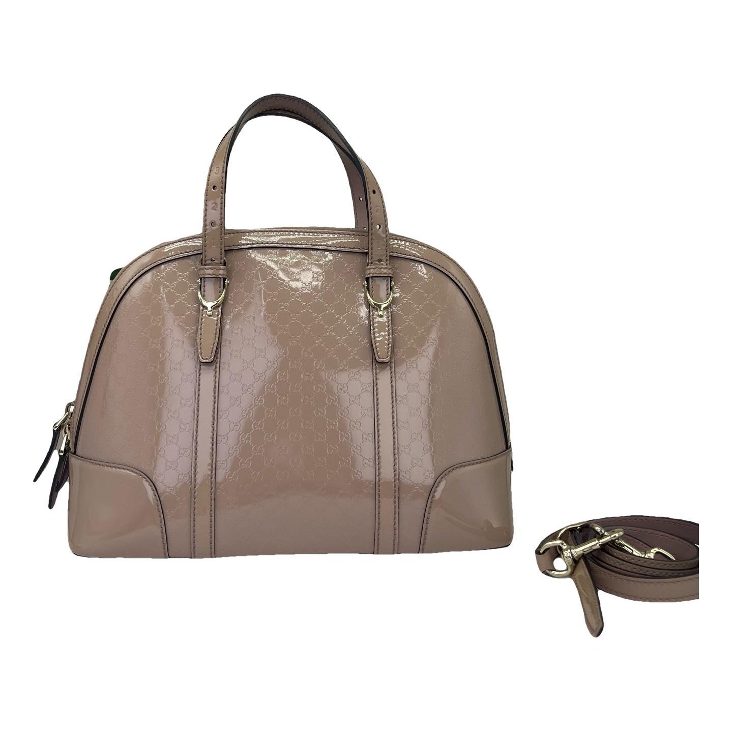 Dôme leather handbag