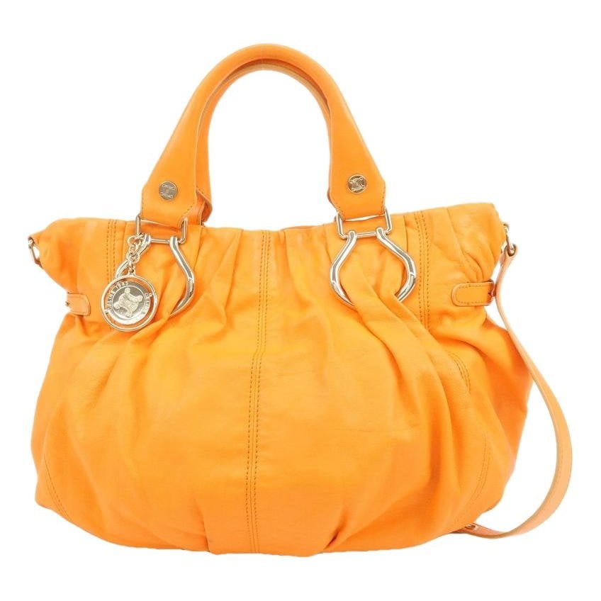 Leather handbag