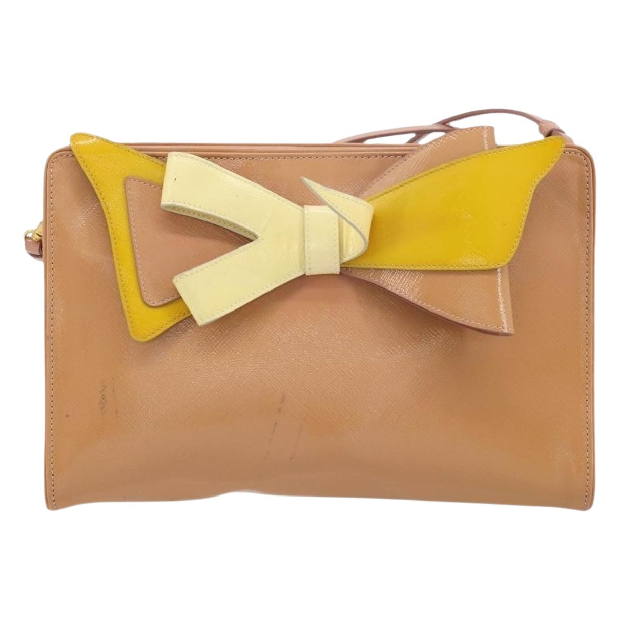 Patent leather handbag