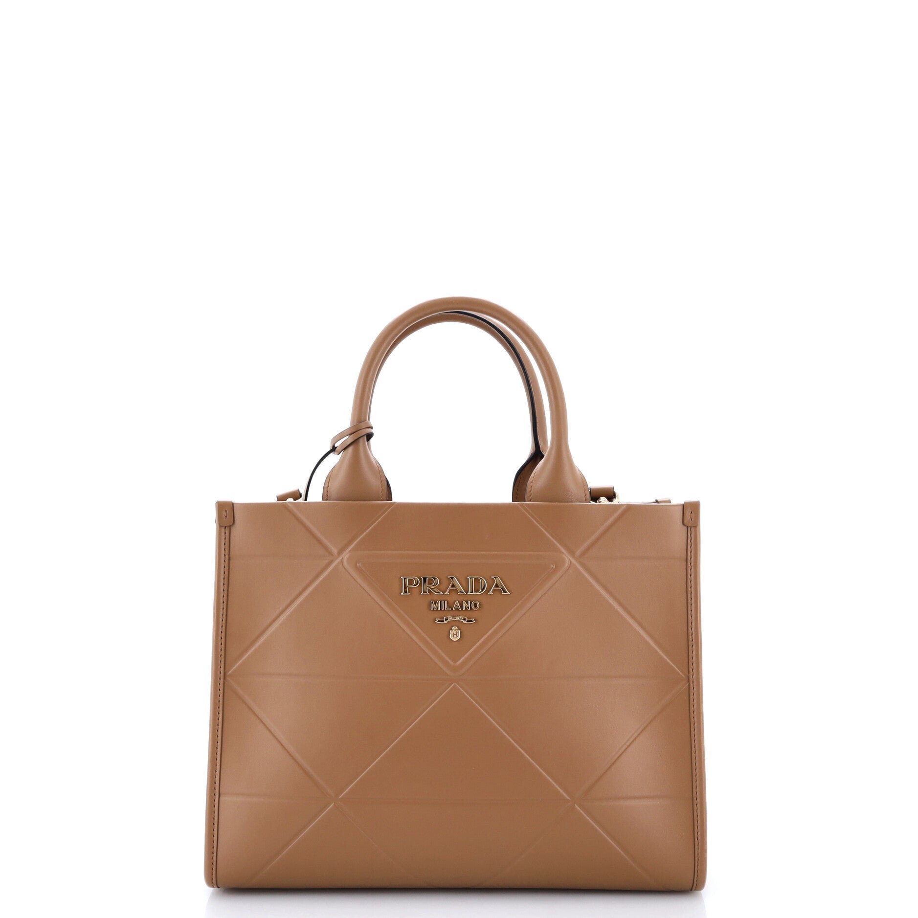 Symbole Shopper Tote Embossed Leather Small