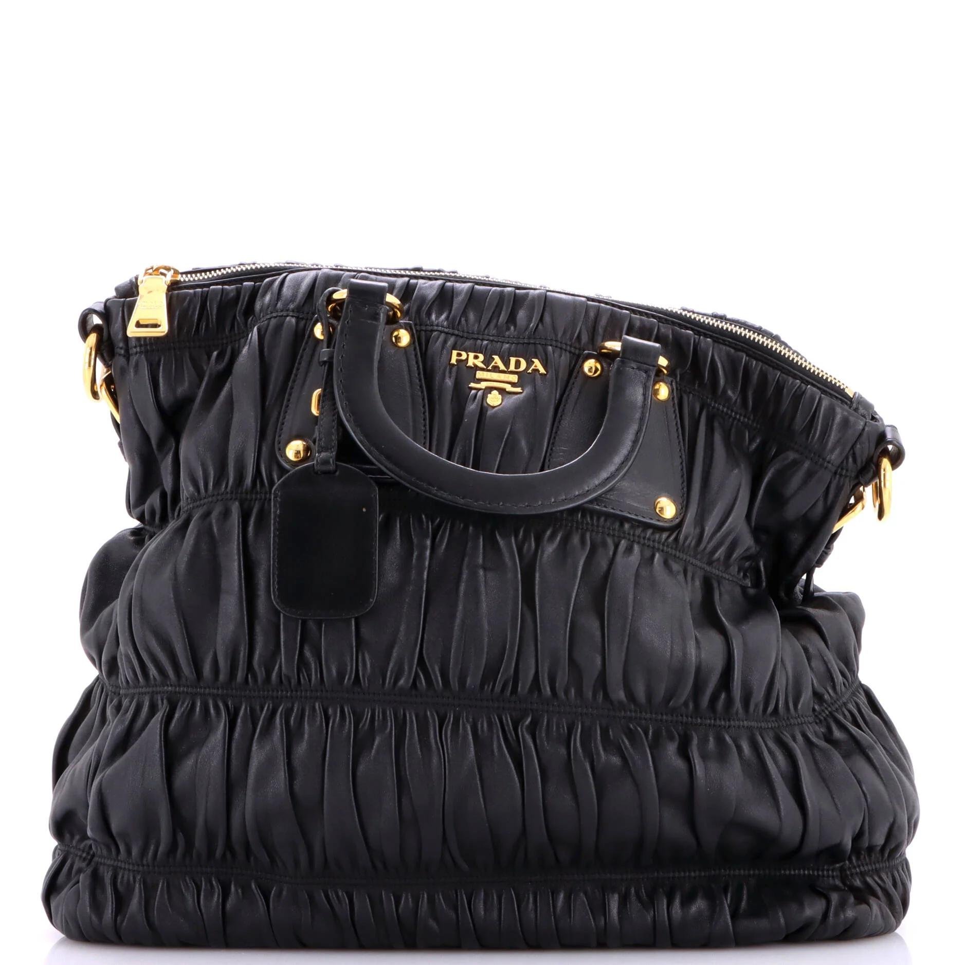 Leather tote