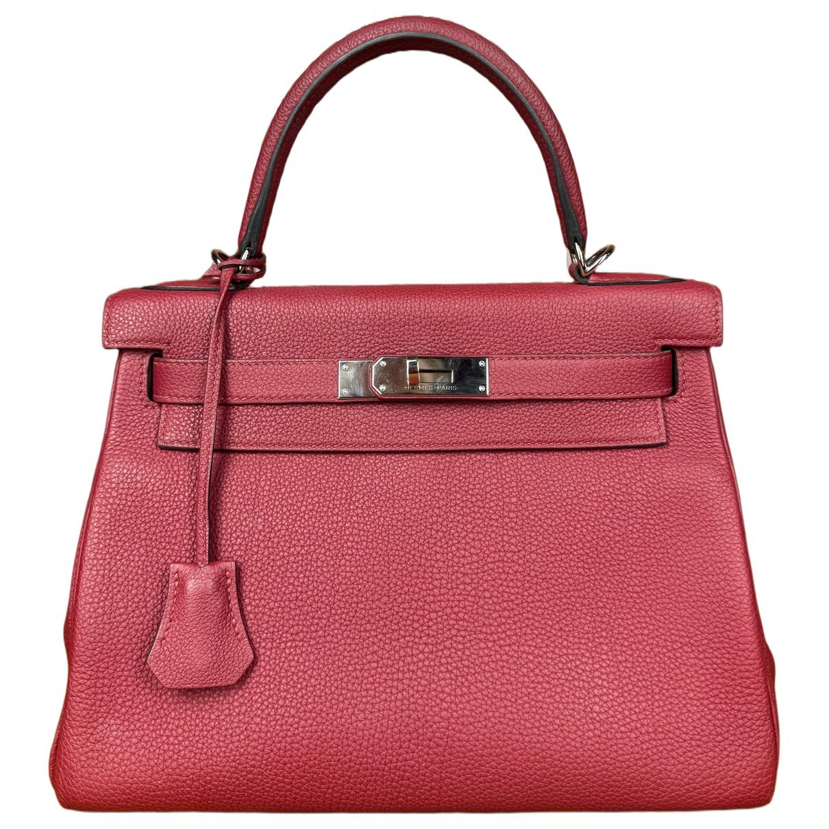 Hermes Kelly 28 Handbag Rouge Grenat Togo Leather 2022