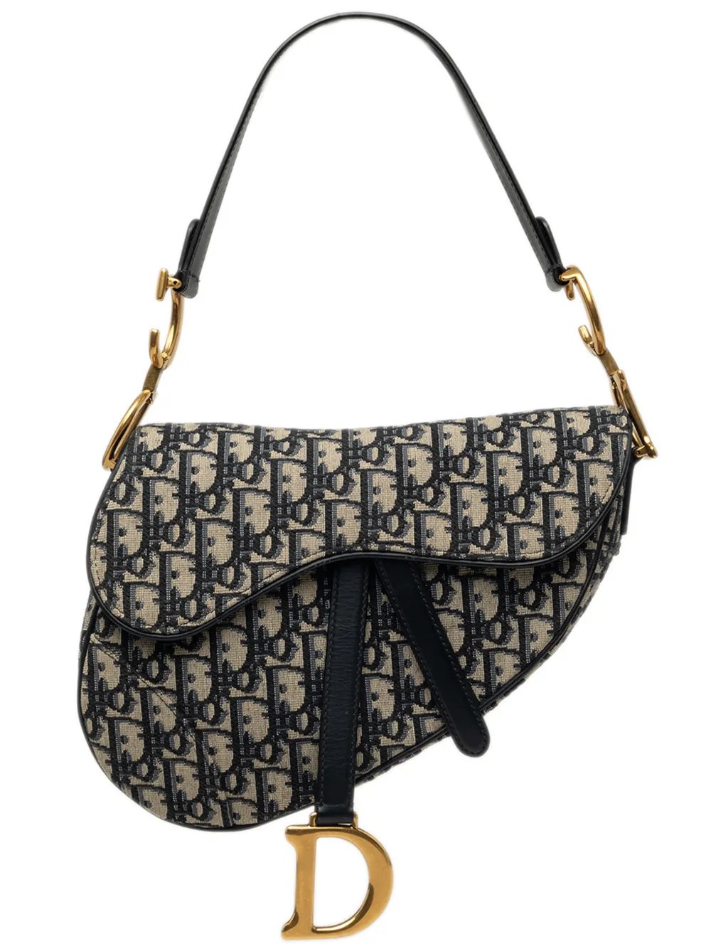 Dior 2019 Oblique Canvas Saddle Bag shoulder bag