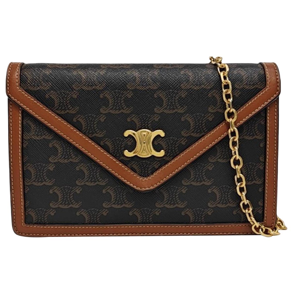Triomphe leather crossbody bag