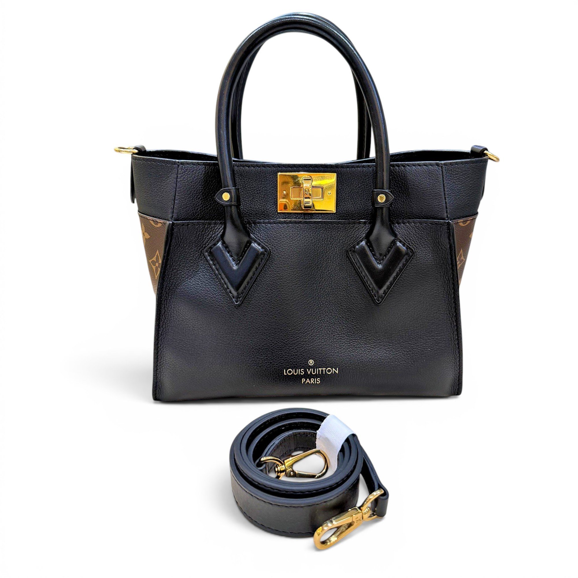 On My Side leather handbag