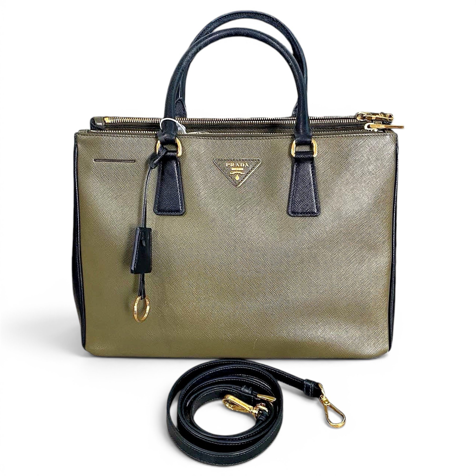 Galleria leather handbag