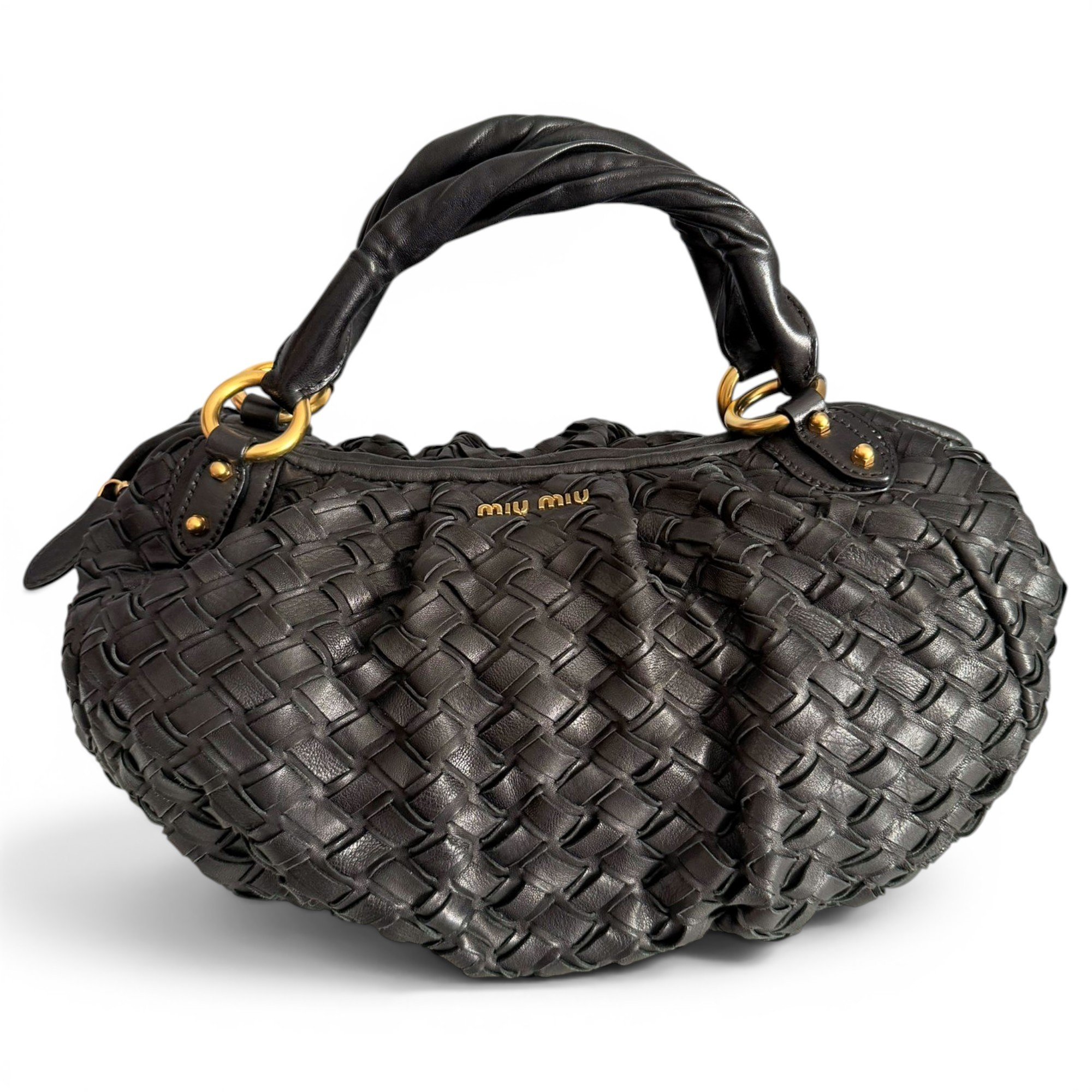 Leather handbag