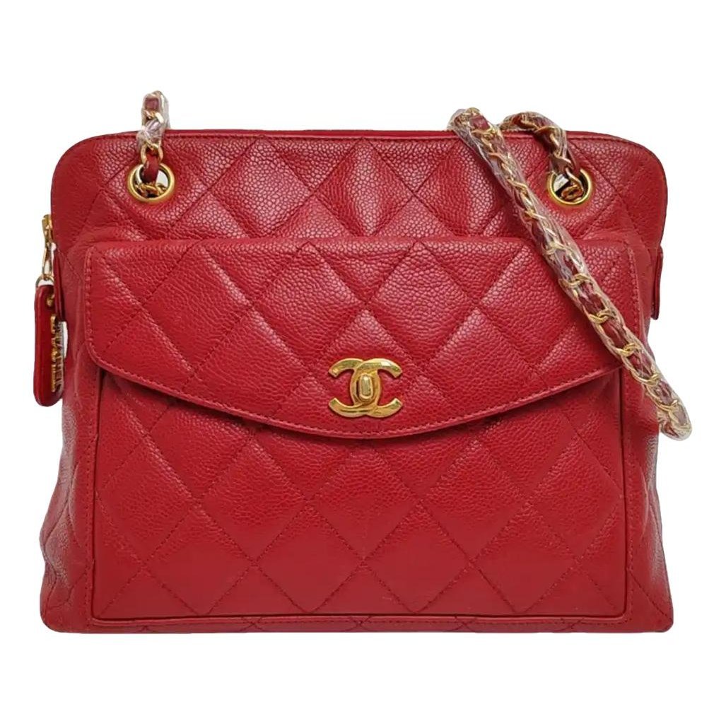 Leather tote