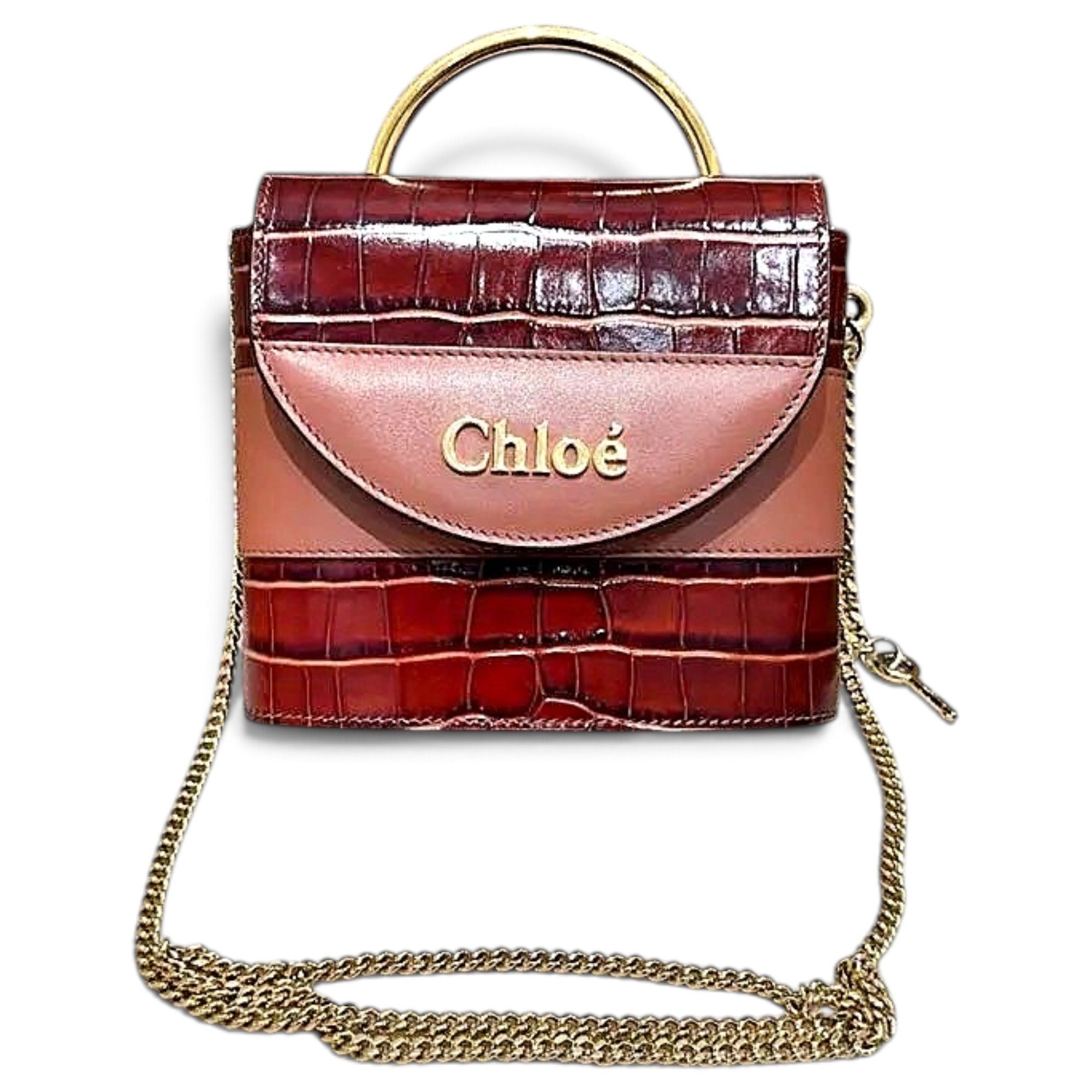 Aby Lock leather crossbody bag