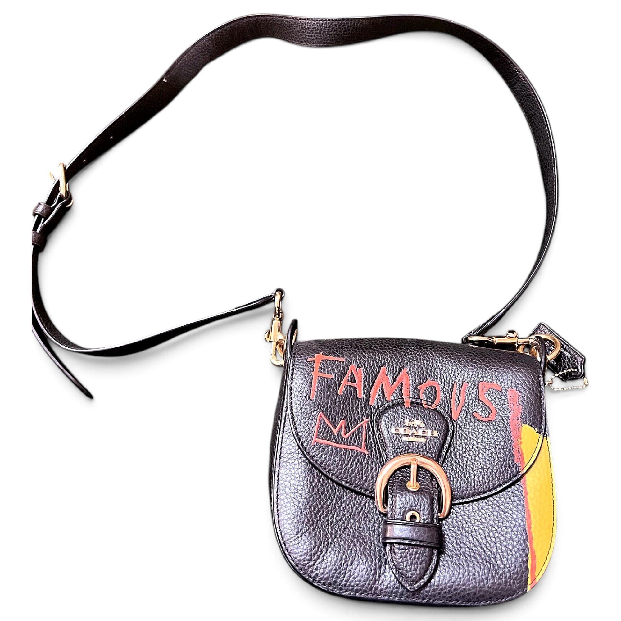Leather crossbody bag