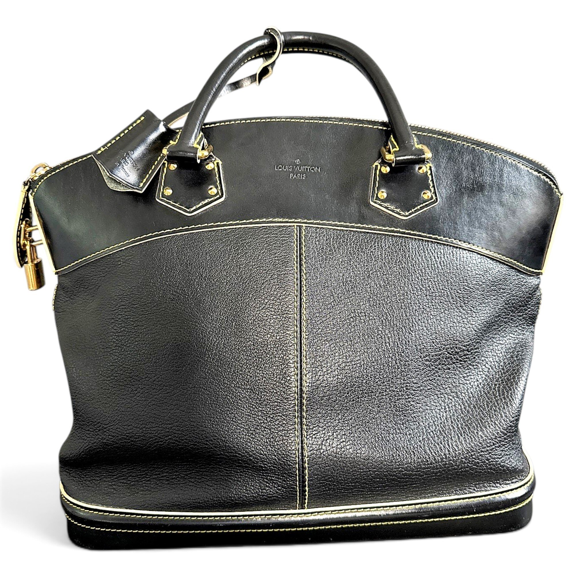 Lockit leather handbag