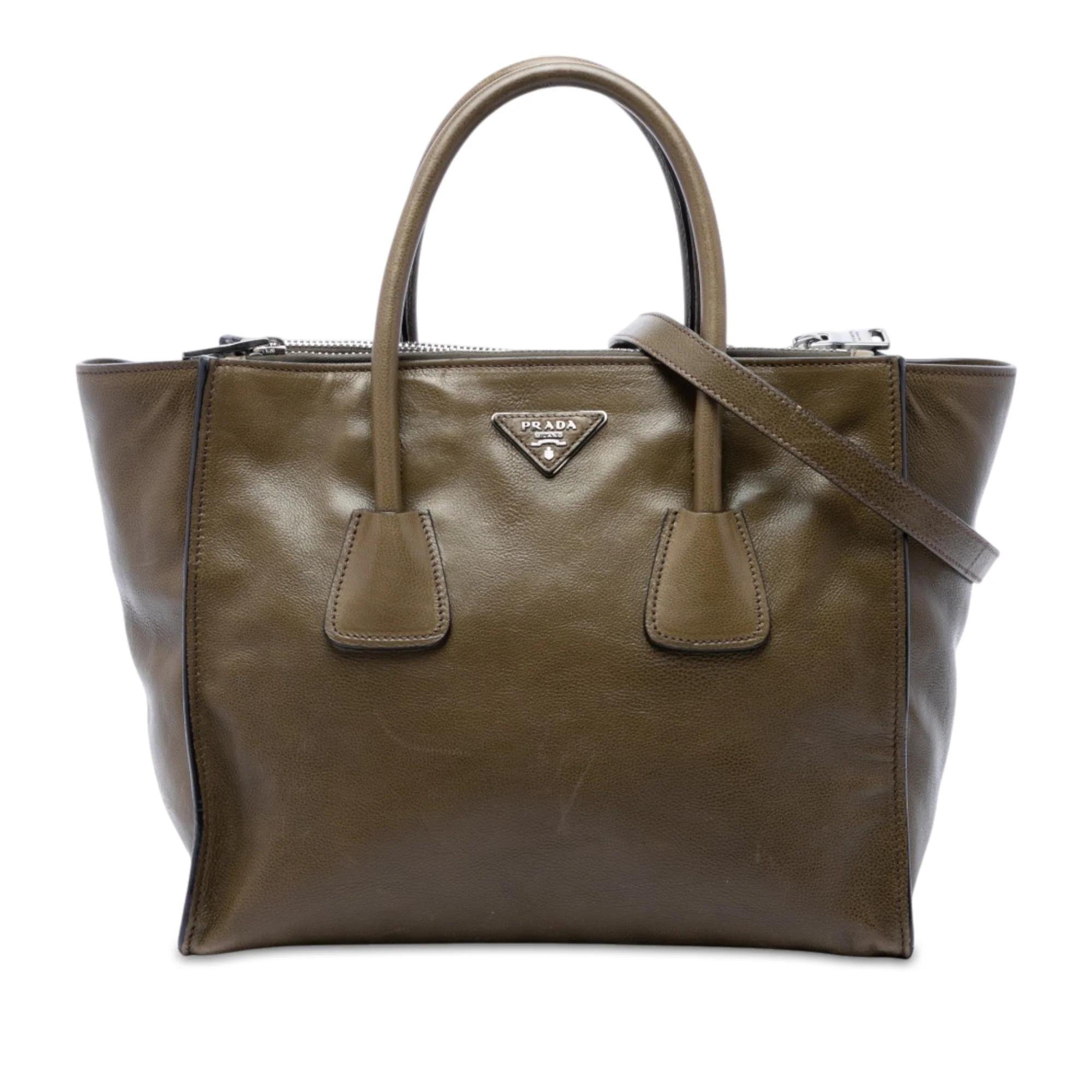 Double pony-style calfskin handbag