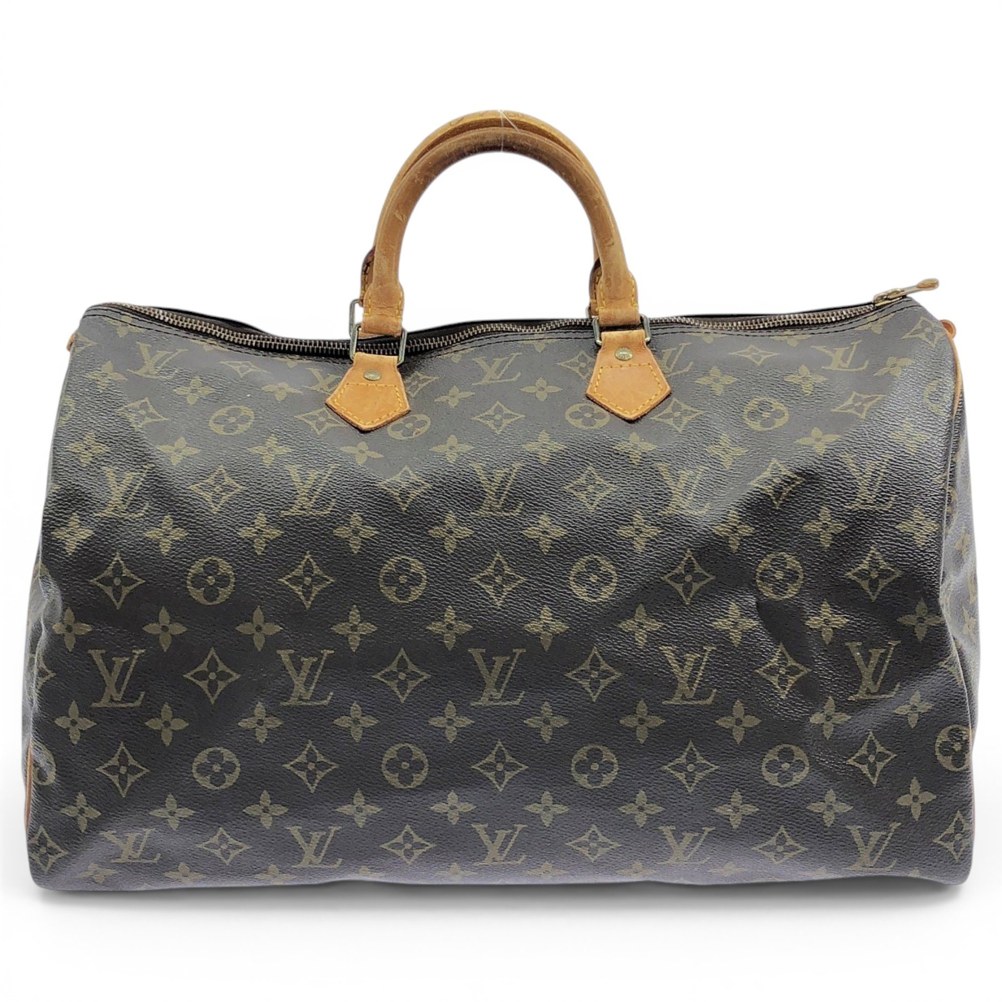 Speedy leather handbag