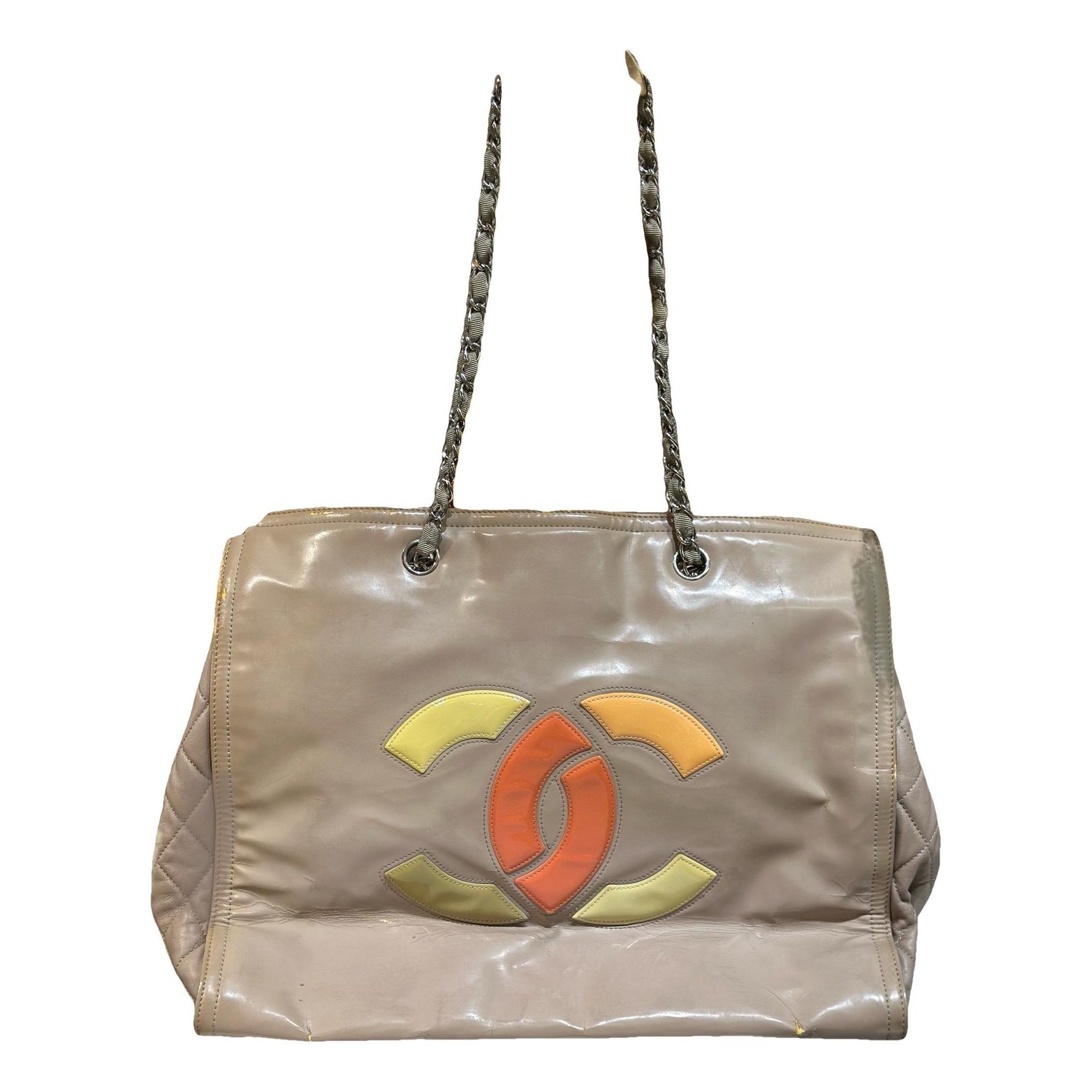 Leather tote