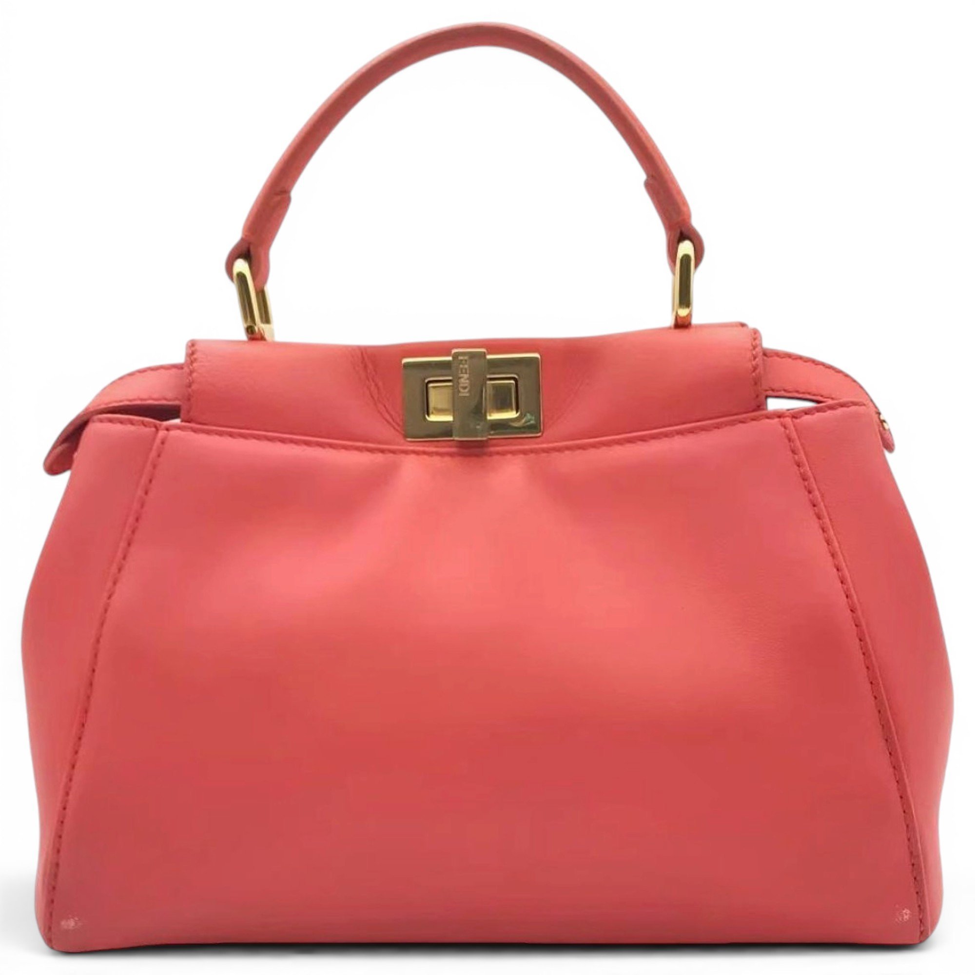 Peekaboo leather handbag