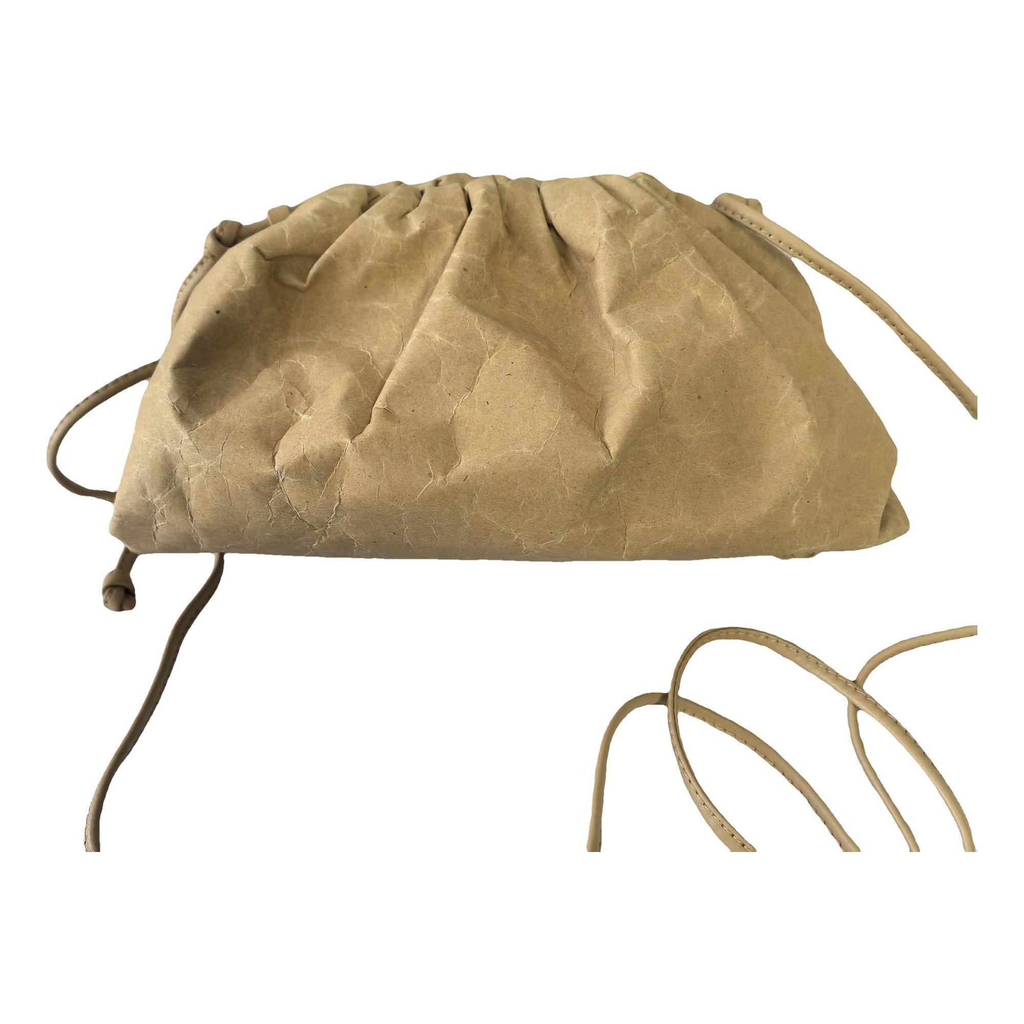 Pouch leather handbag