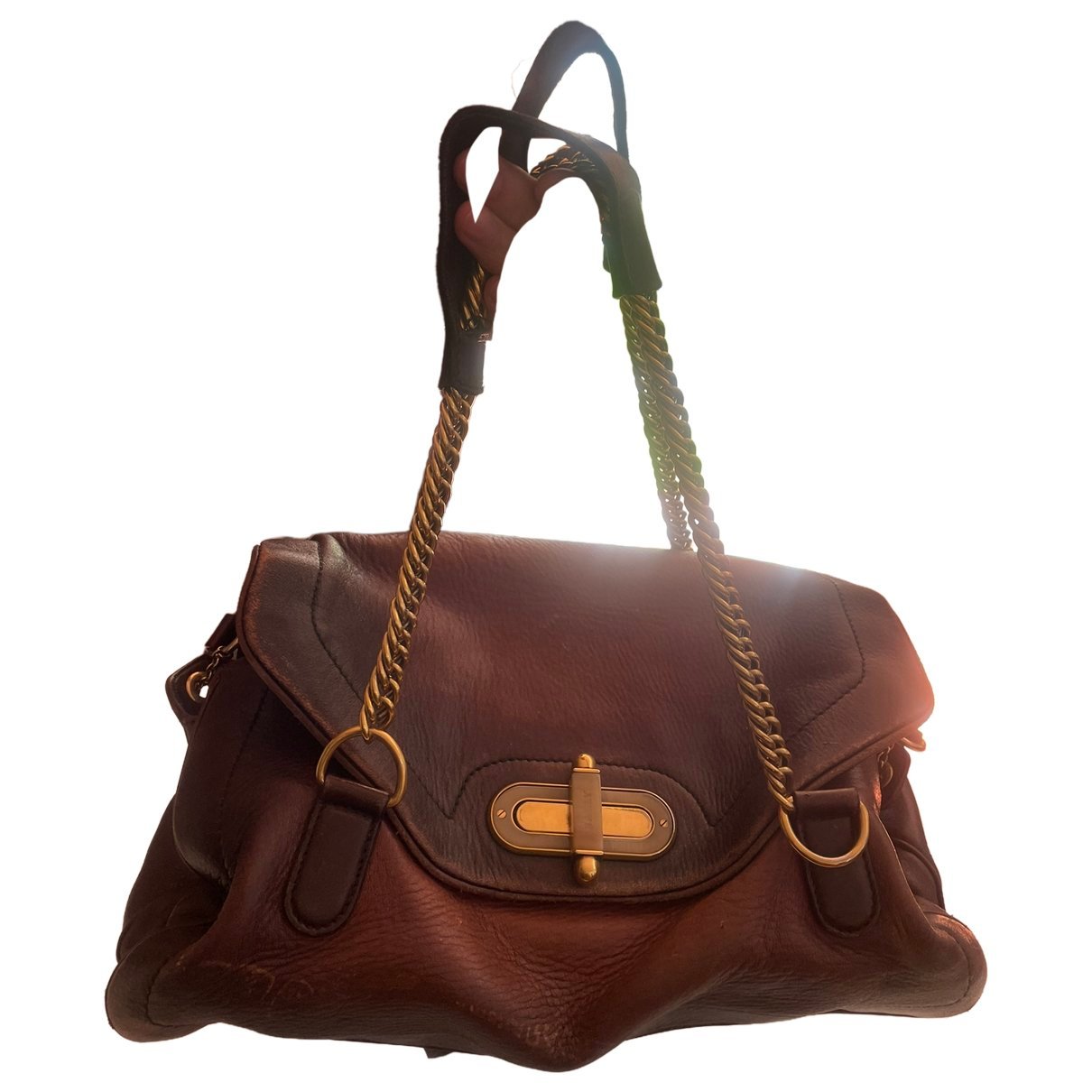 Leather handbag