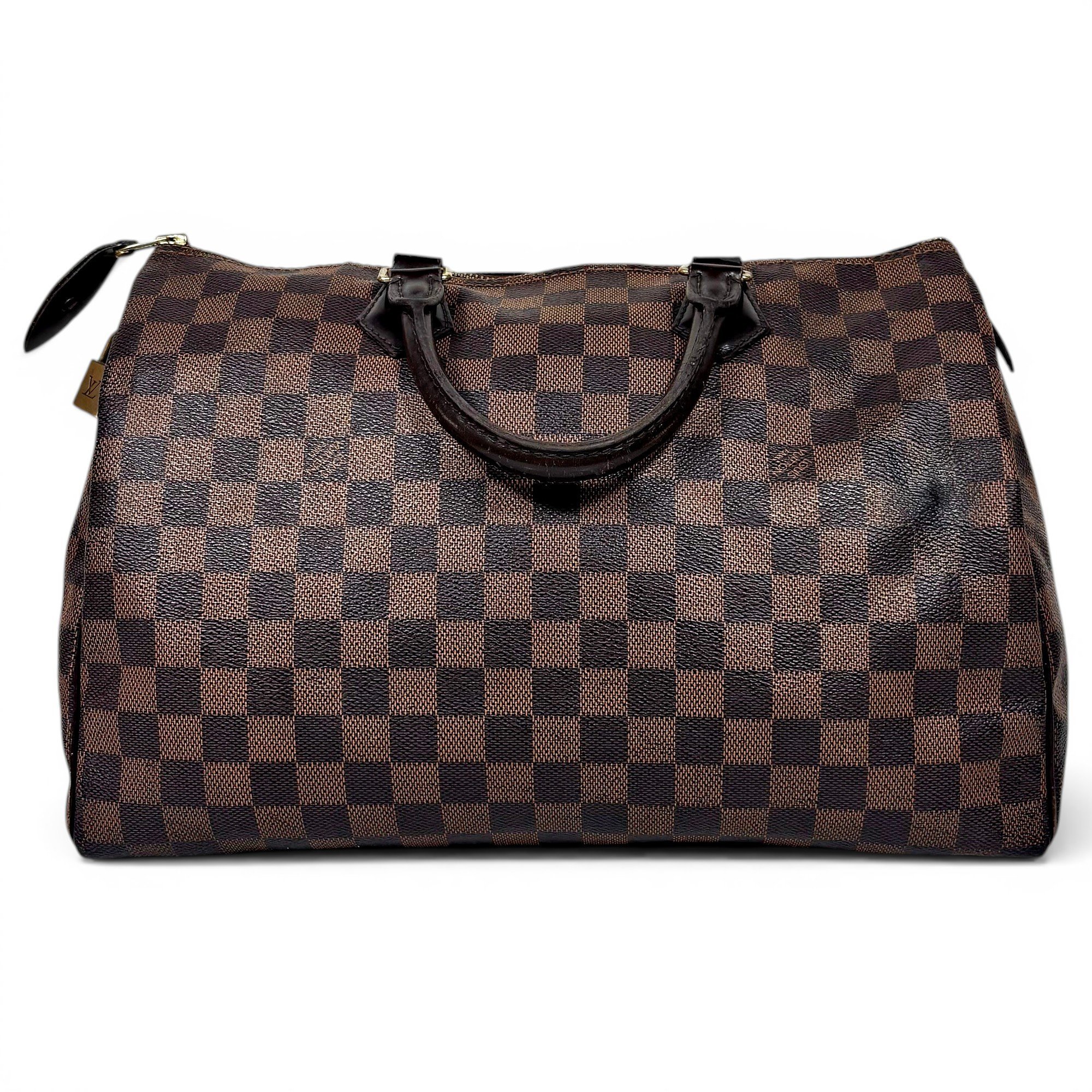 Speedy leather handbag