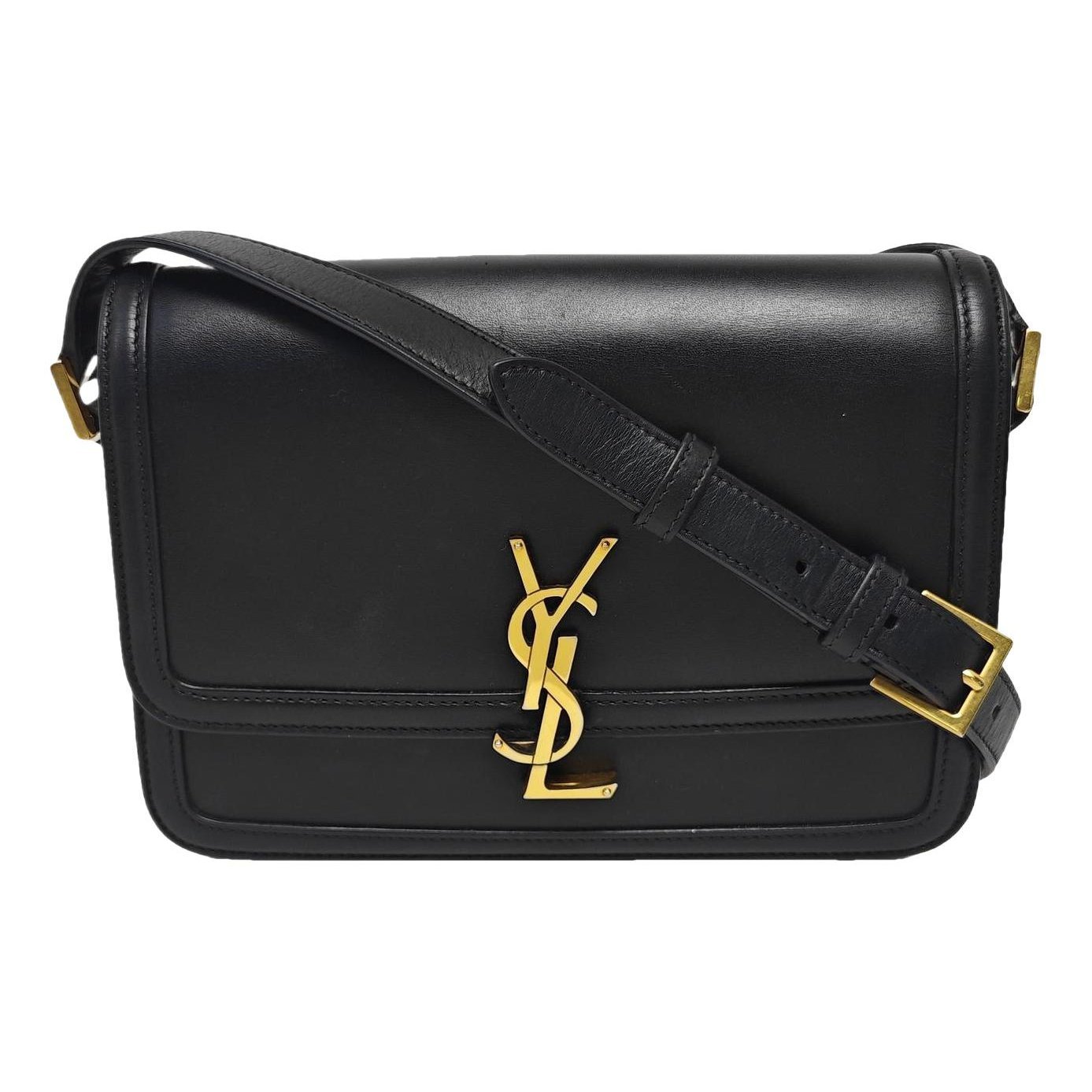 Solférino leather handbag