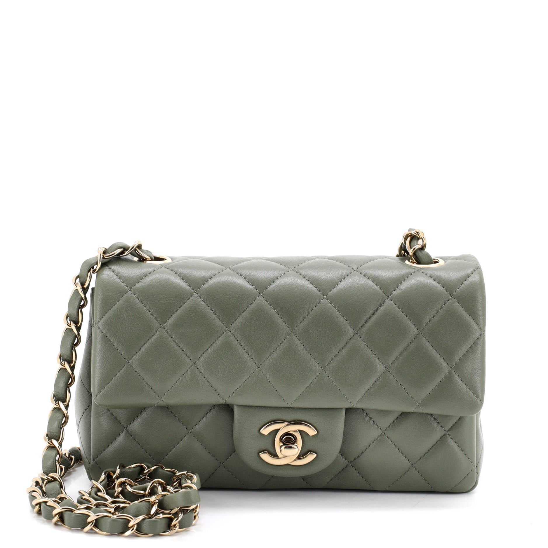 Classic Single Flap Bag Quilted Lambskin Mini