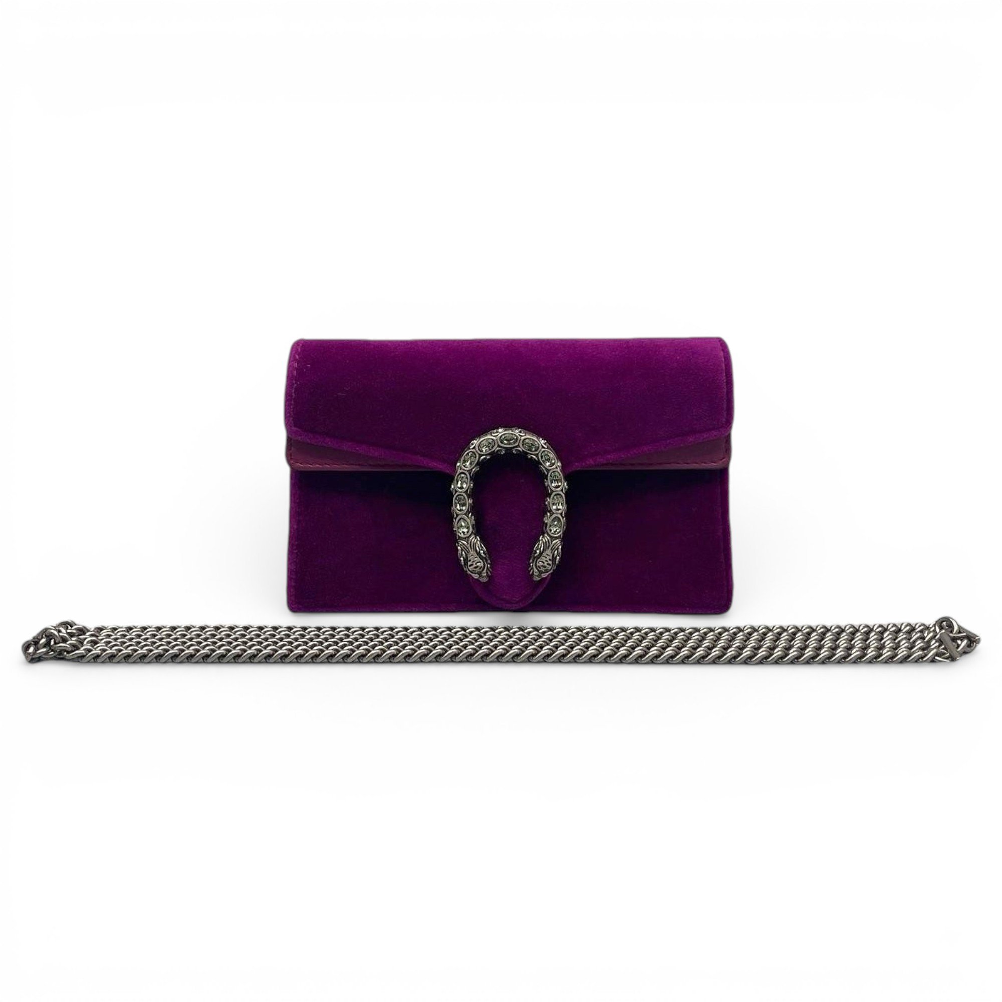 Dionysus Super Mini velvet handbag
