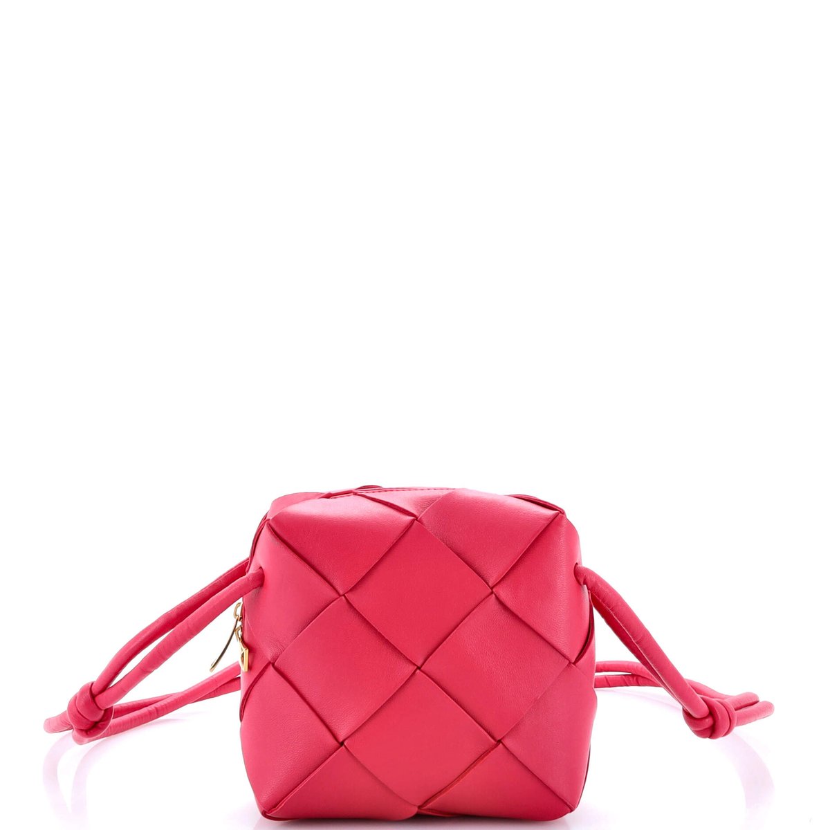 Bottega Veneta Cassette Camera Crossbody Bag Maxi Intrecciato Leather Mini