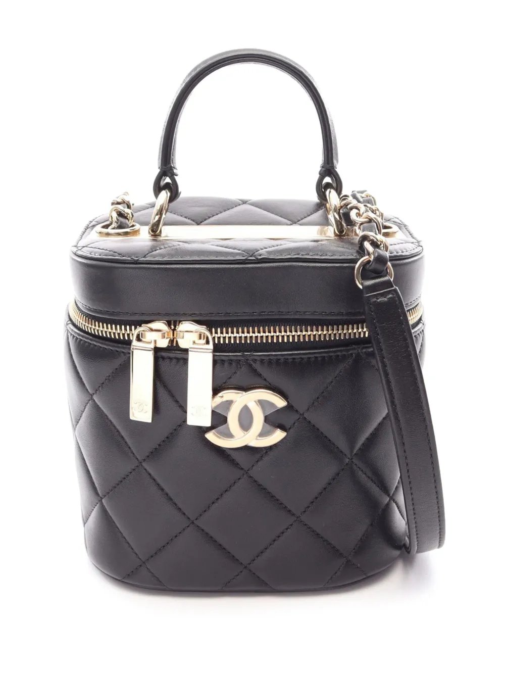 2019 Quilted Lambskin Trendy CC Case vanity bag