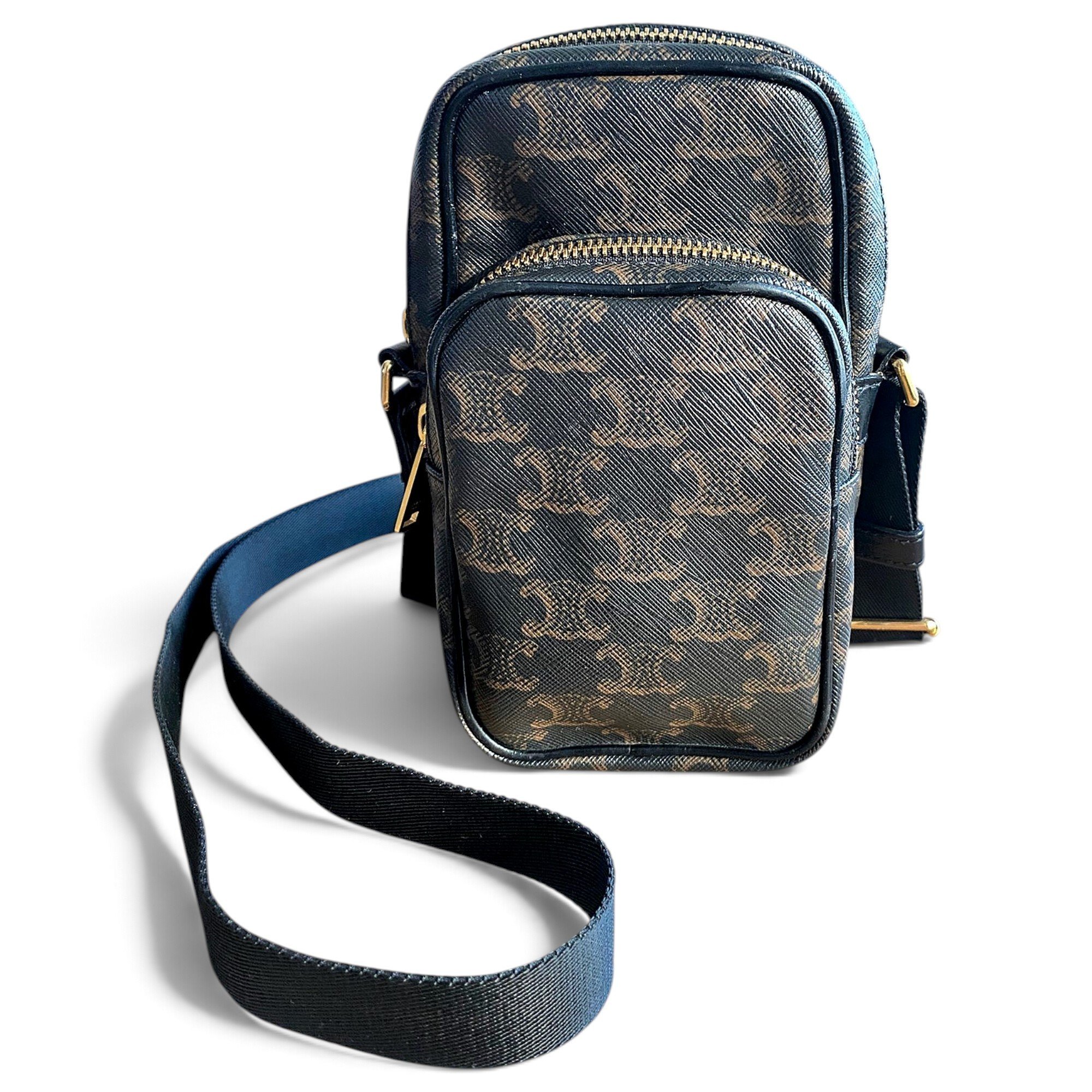 Triomphe leather handbag
