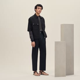 Short-sleeve overshirt