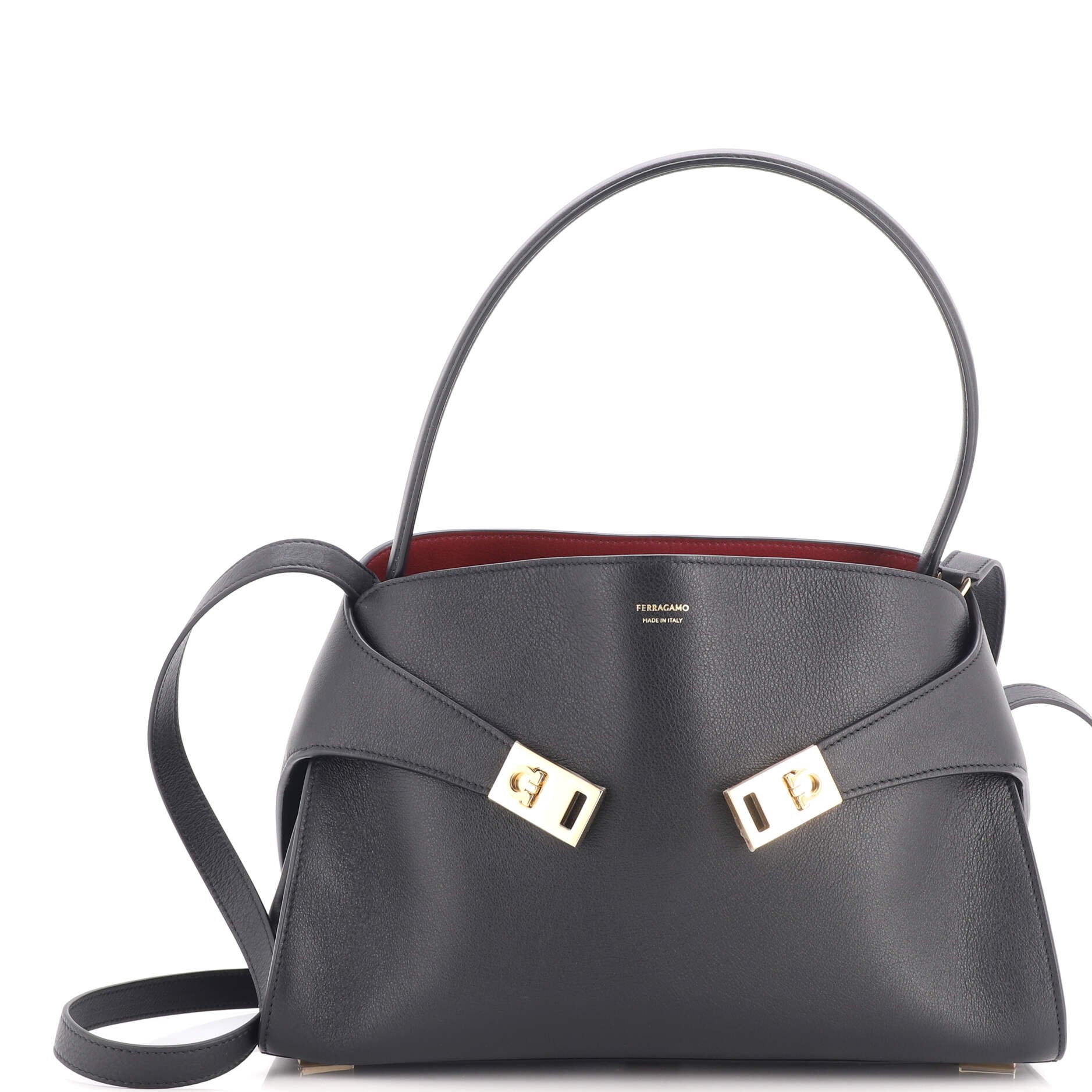 Hug Shoulder Bag Leather Large
