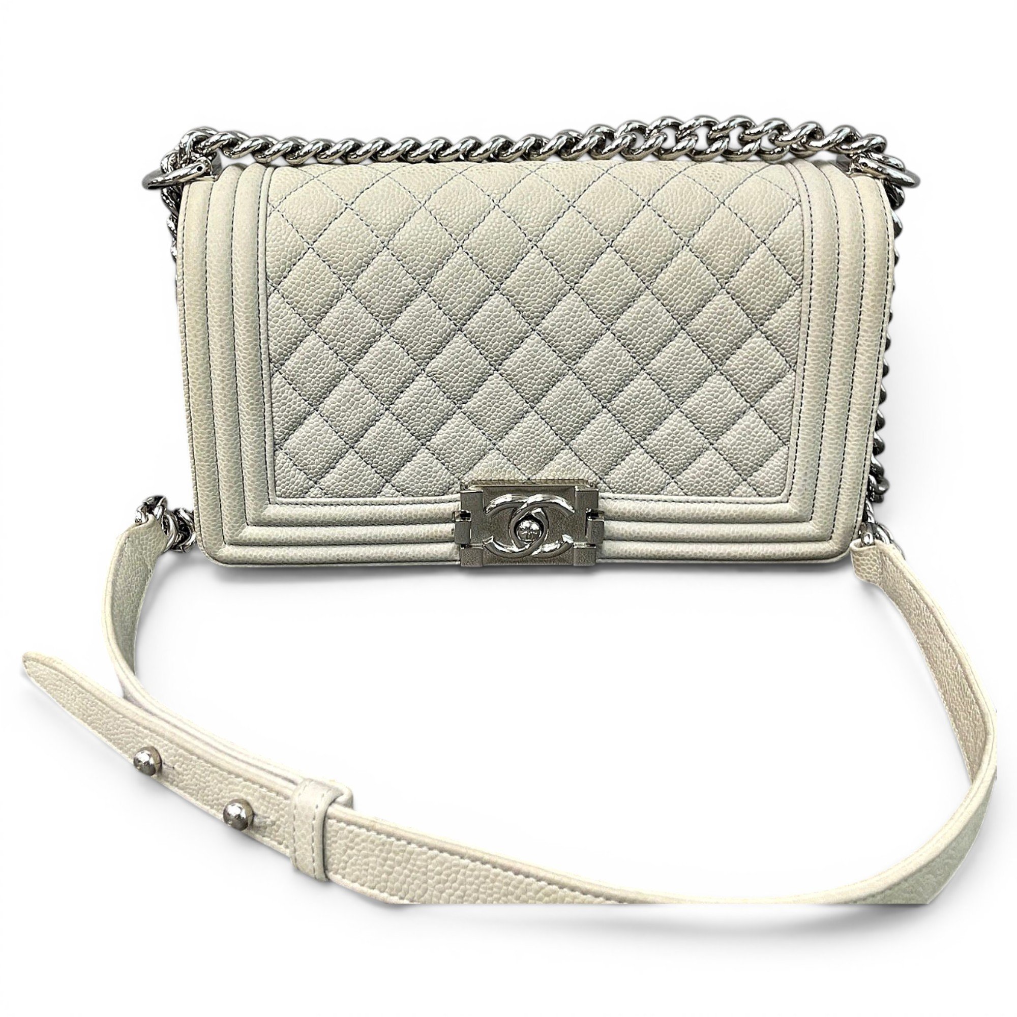 Boy leather crossbody bag