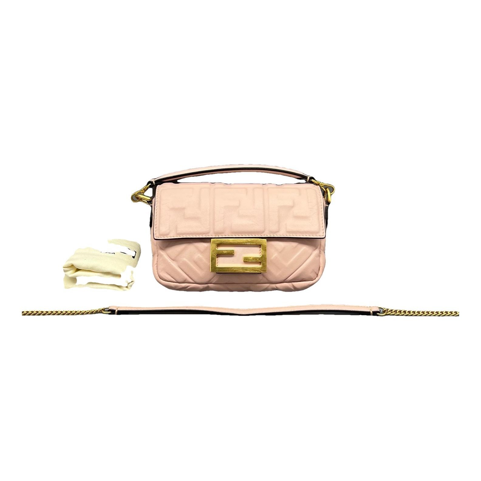 Baguette leather handbag