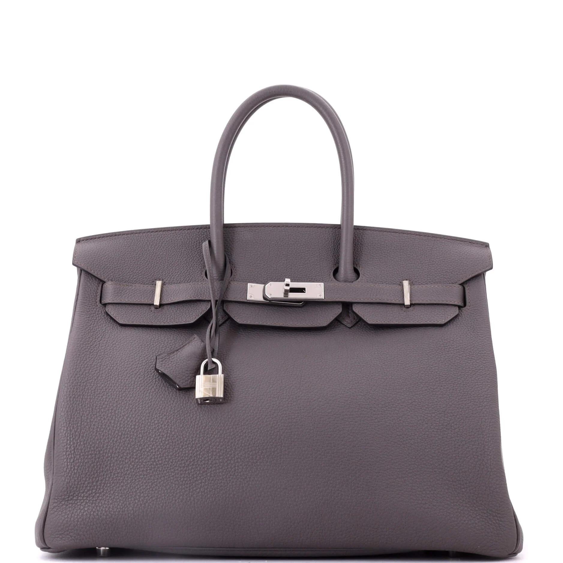 Birkin 35 leather tote