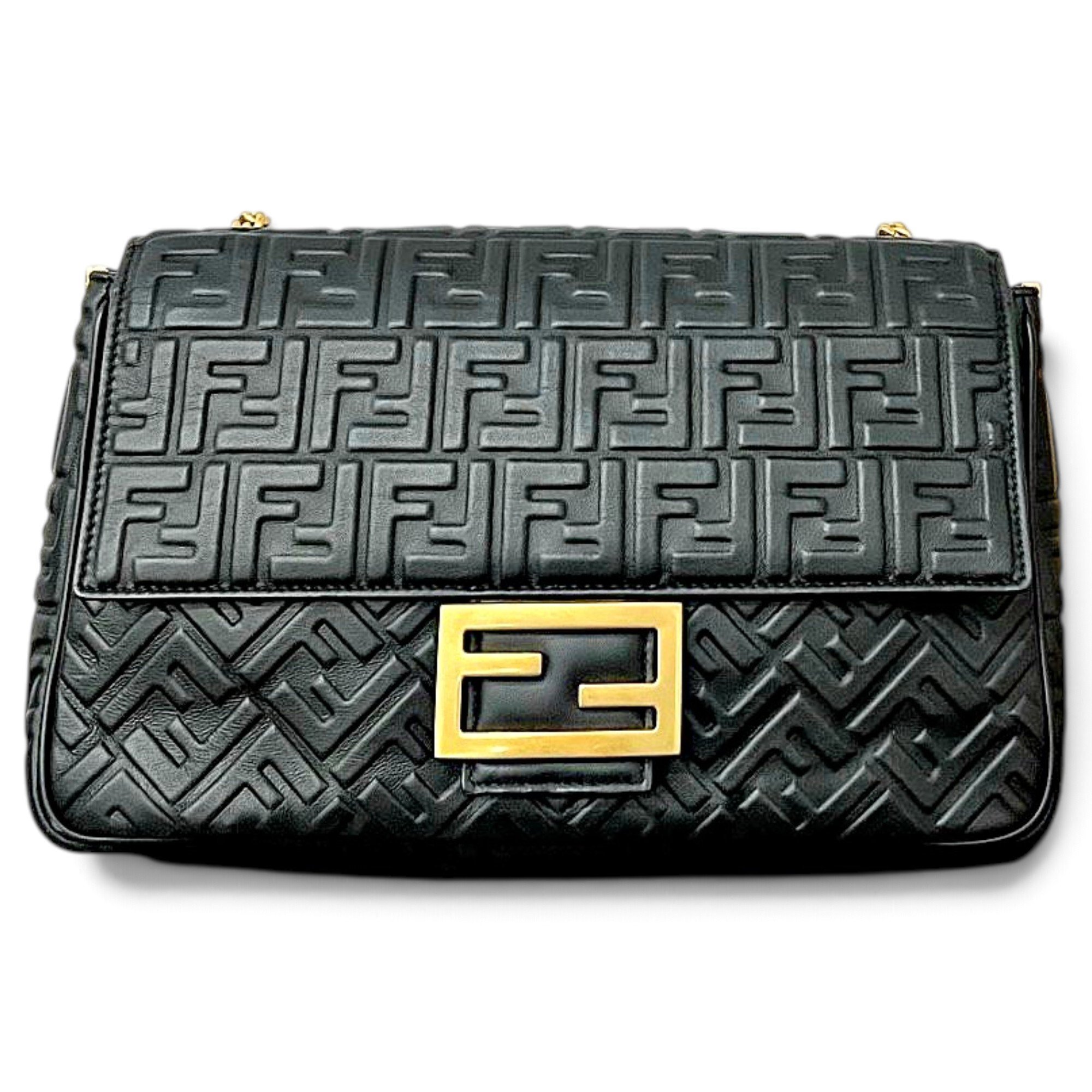 Baguette leather handbag