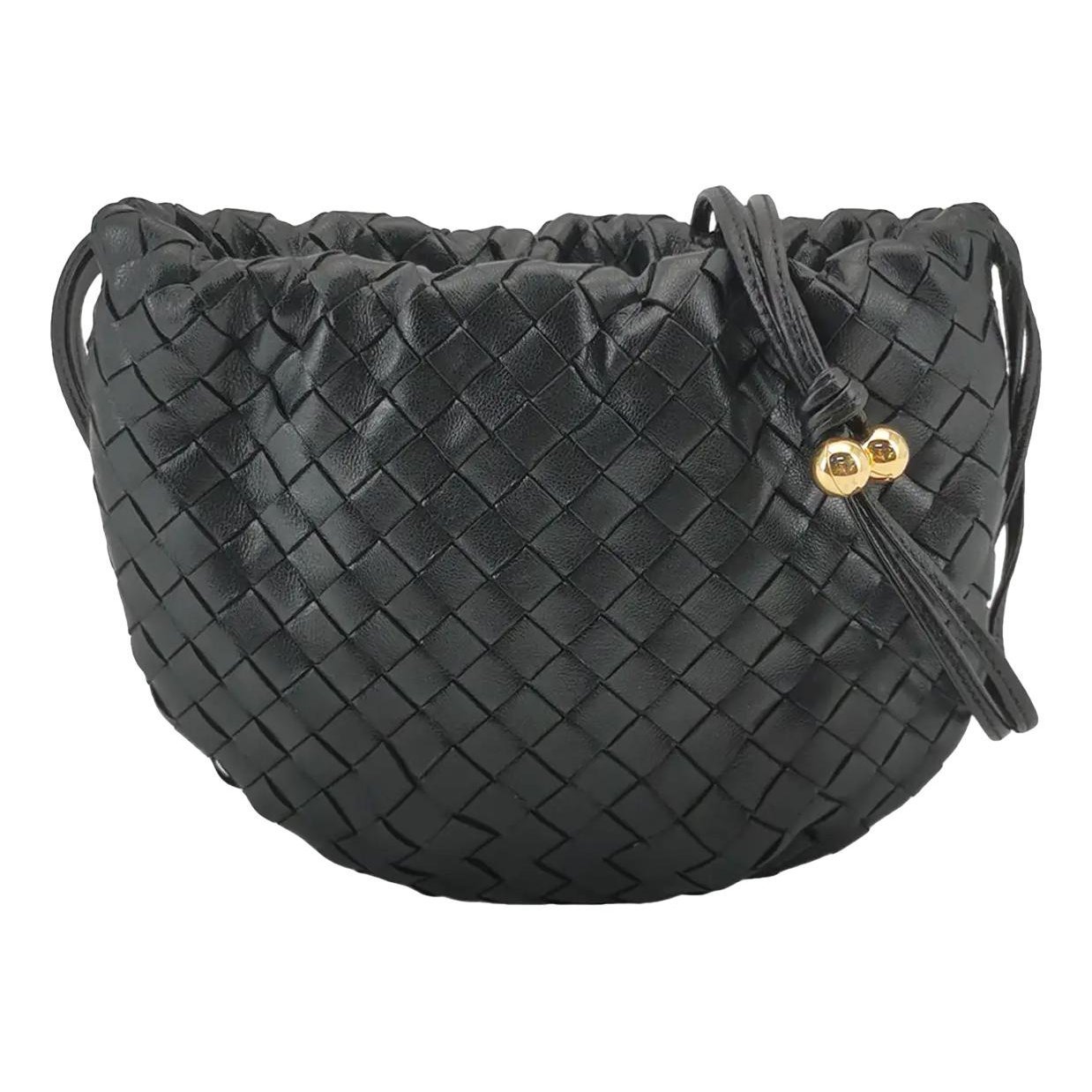 Bulb leather handbag