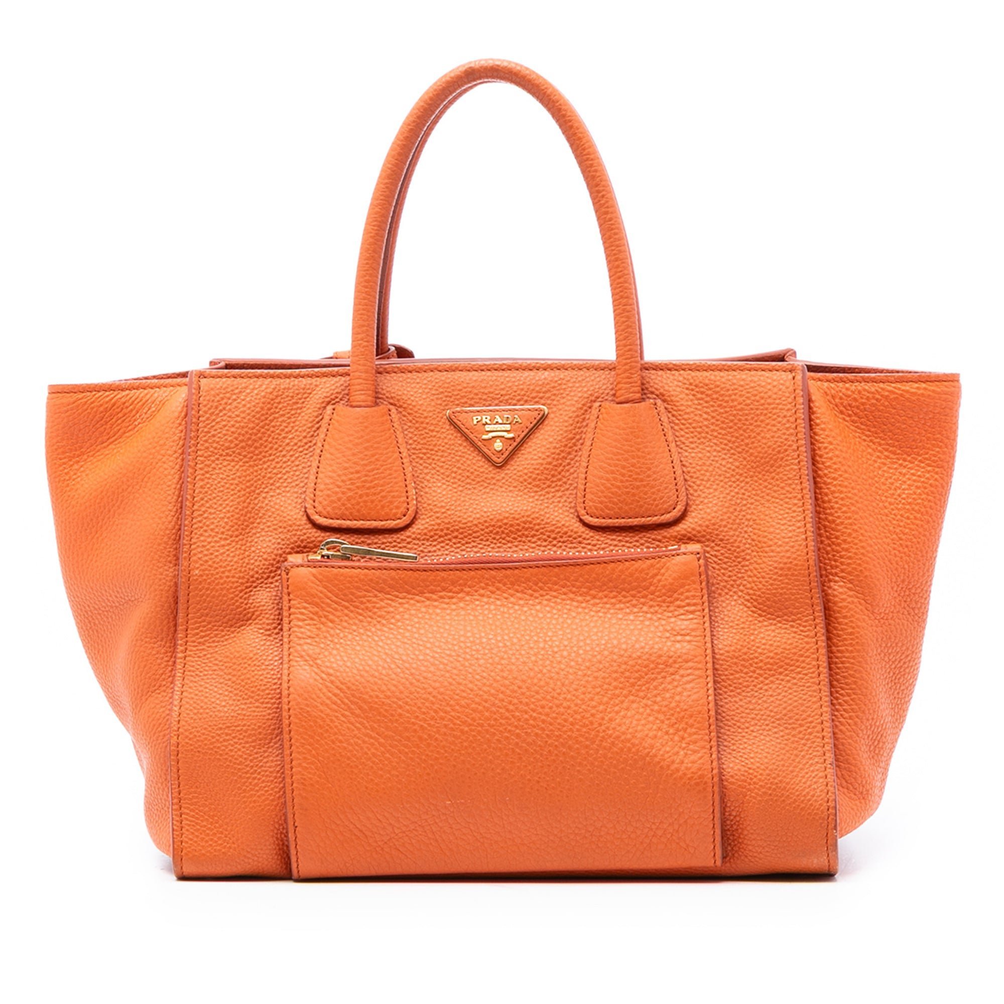 Leather tote