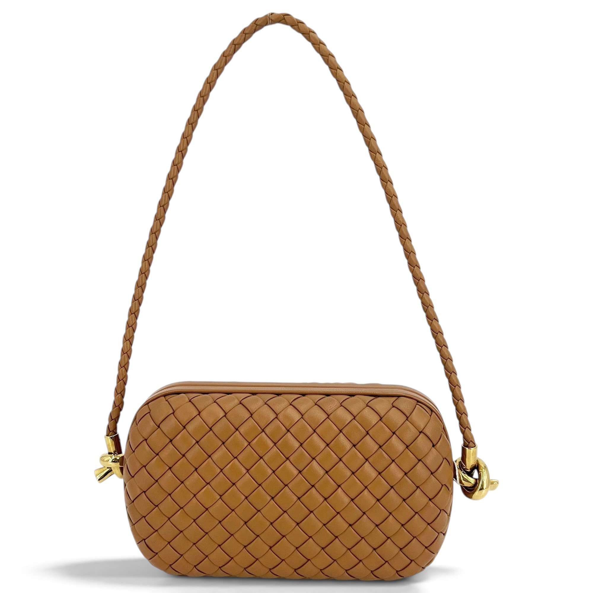 Pochette Knot leather handbag