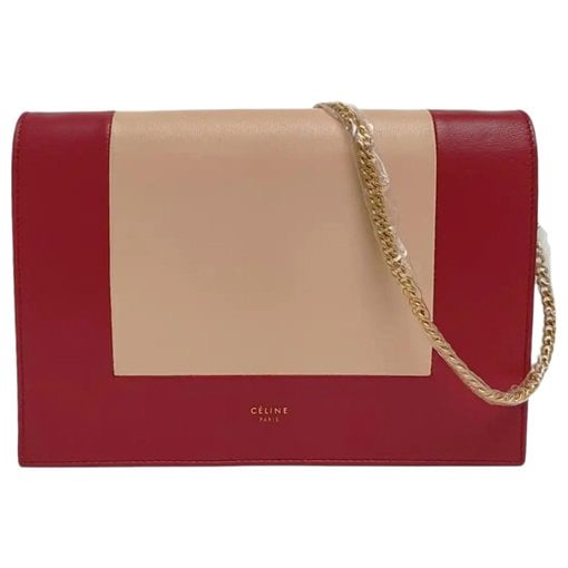 Frame leather crossbody bag
