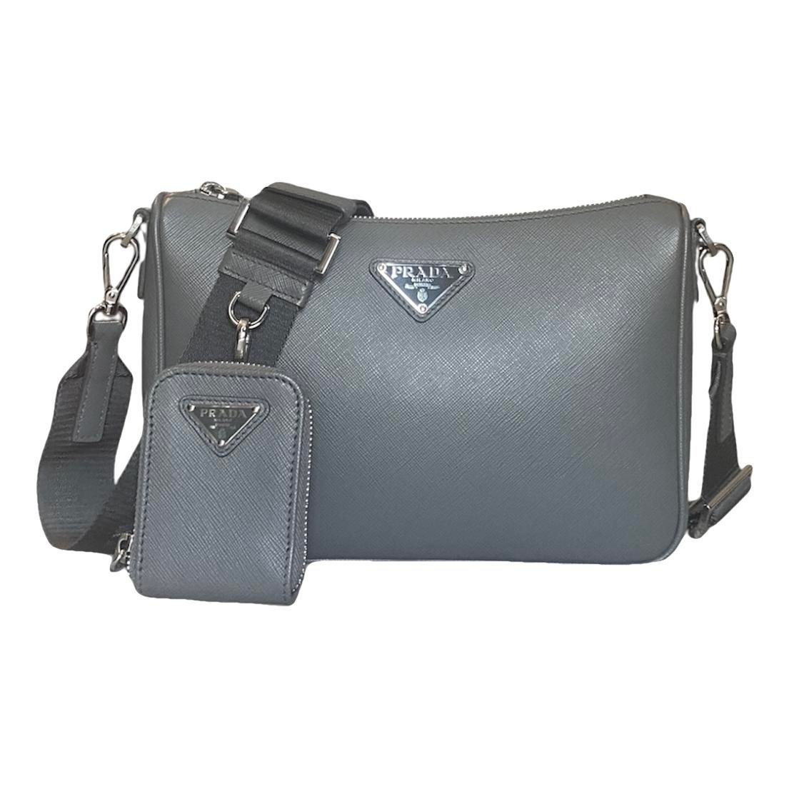 Re-edition leather crossbody bag