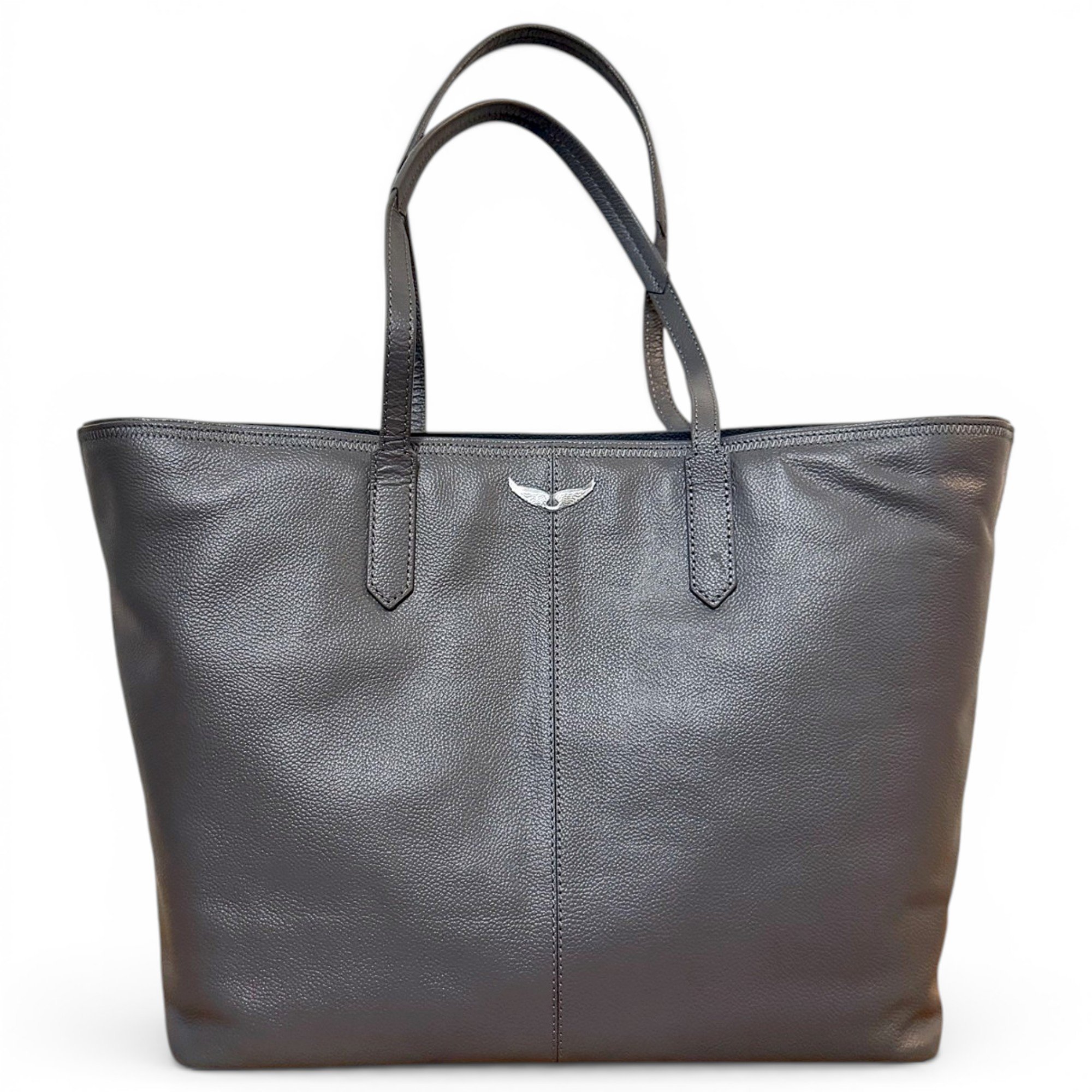 Leather tote