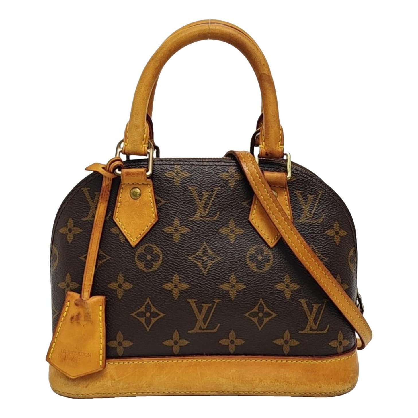 Alma leather handbag