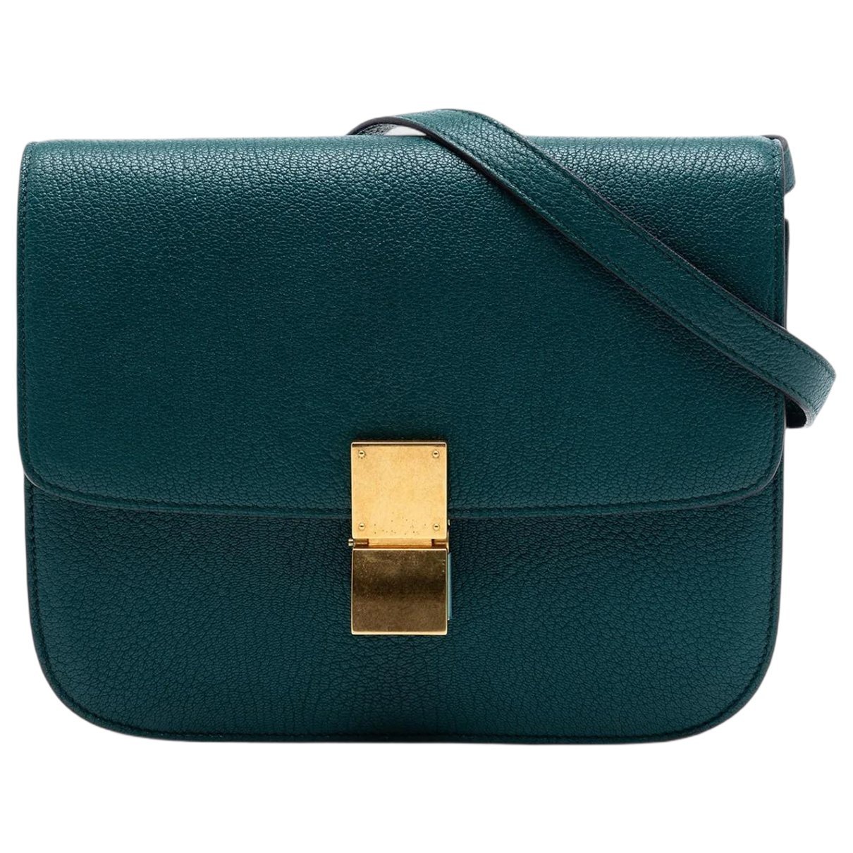 Classic leather crossbody bag