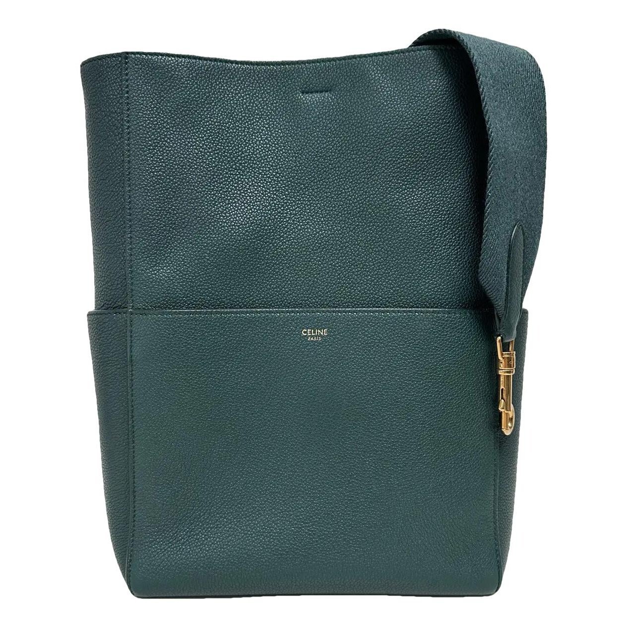Seau Sangle leather handbag