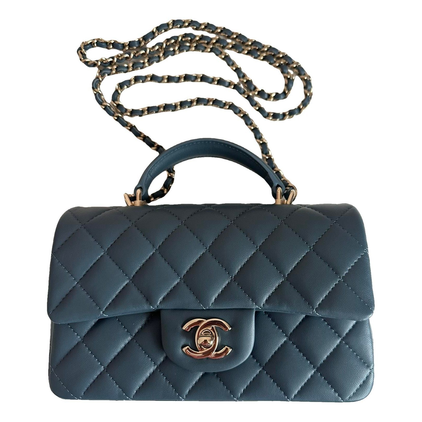 Timeless Classique Top Handle leather handbag